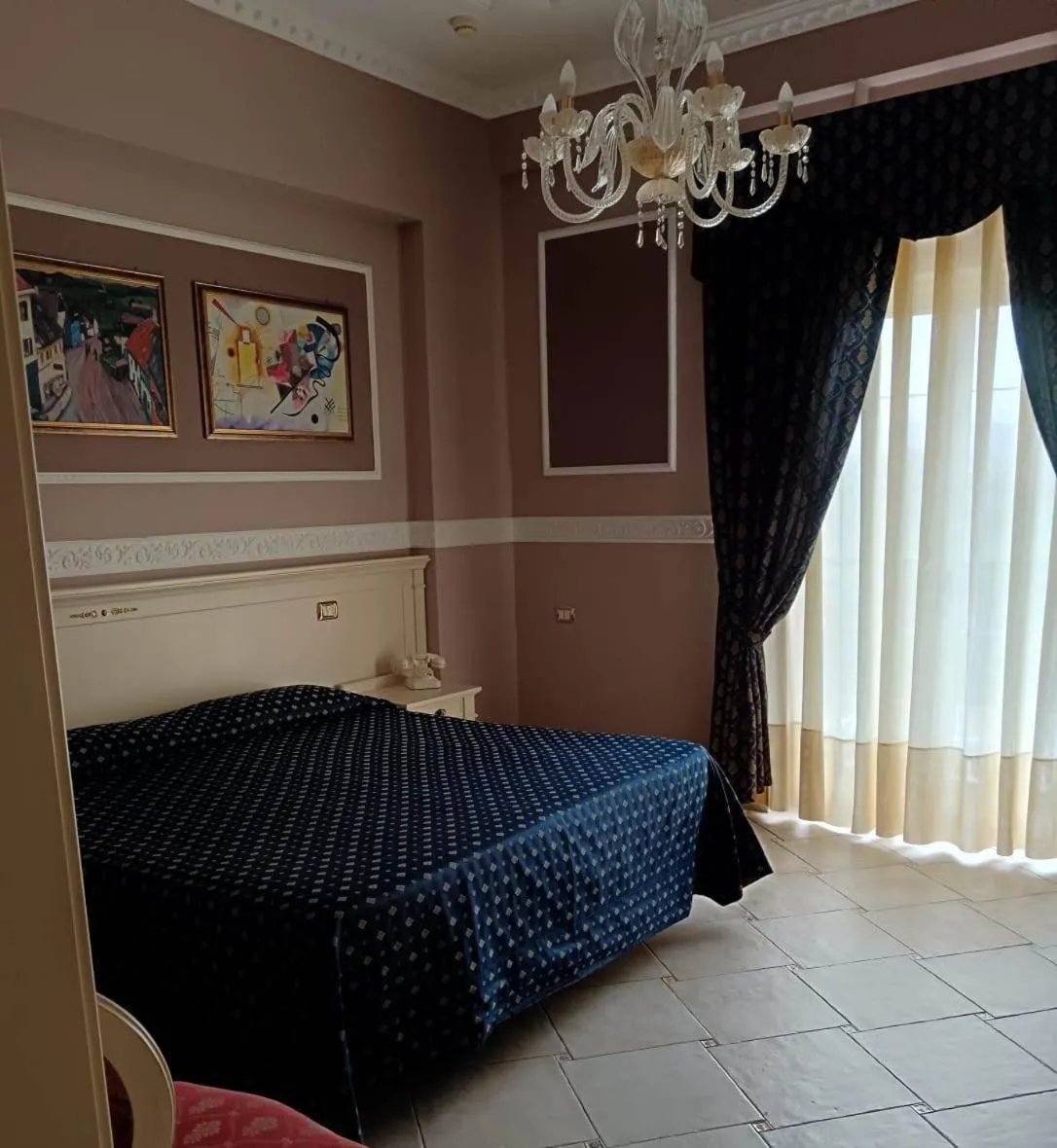 Bedroom, Bed in Hotel Villa Santa Maria