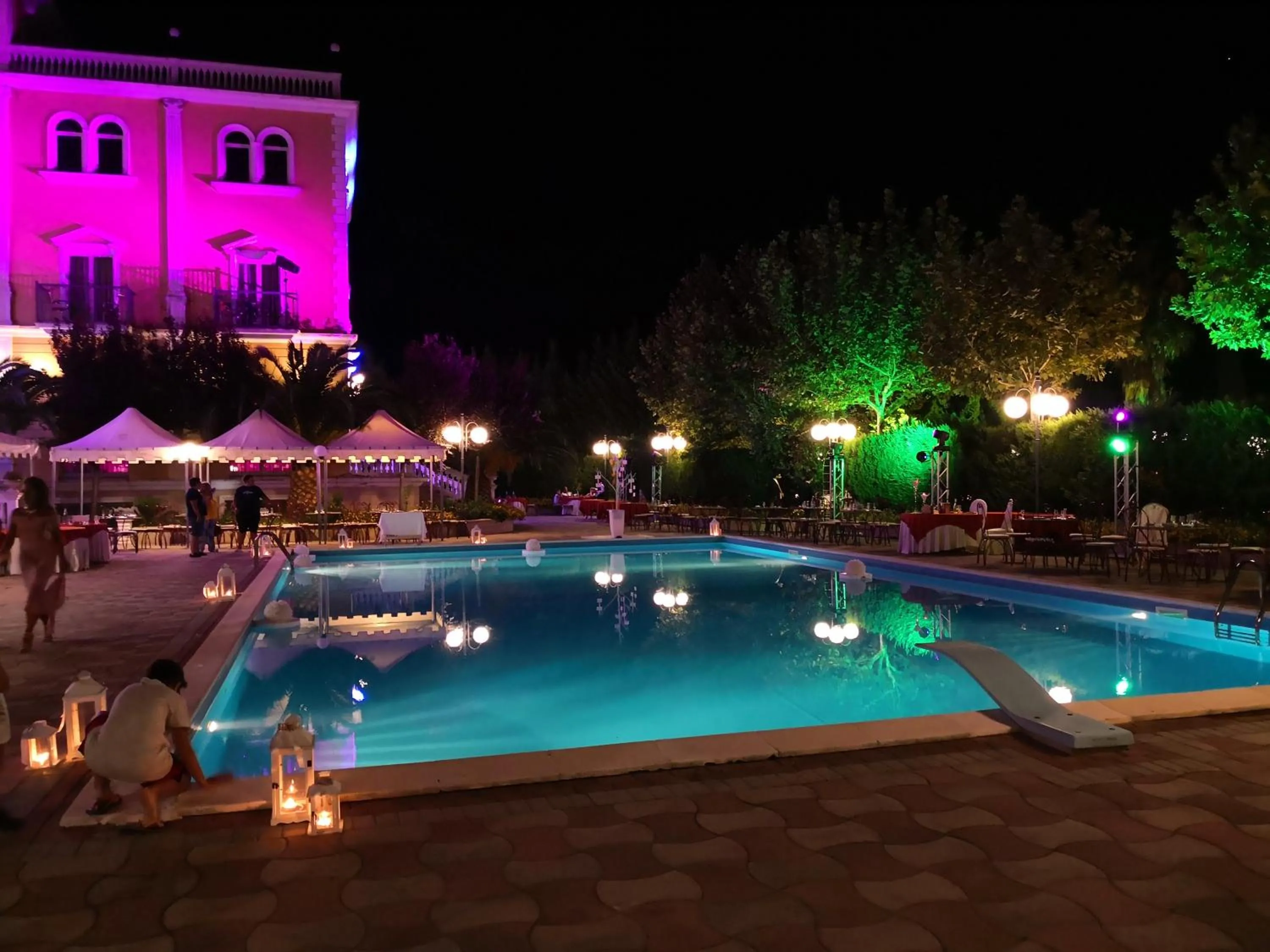 Swimming pool in Hotel Villa Santa Maria