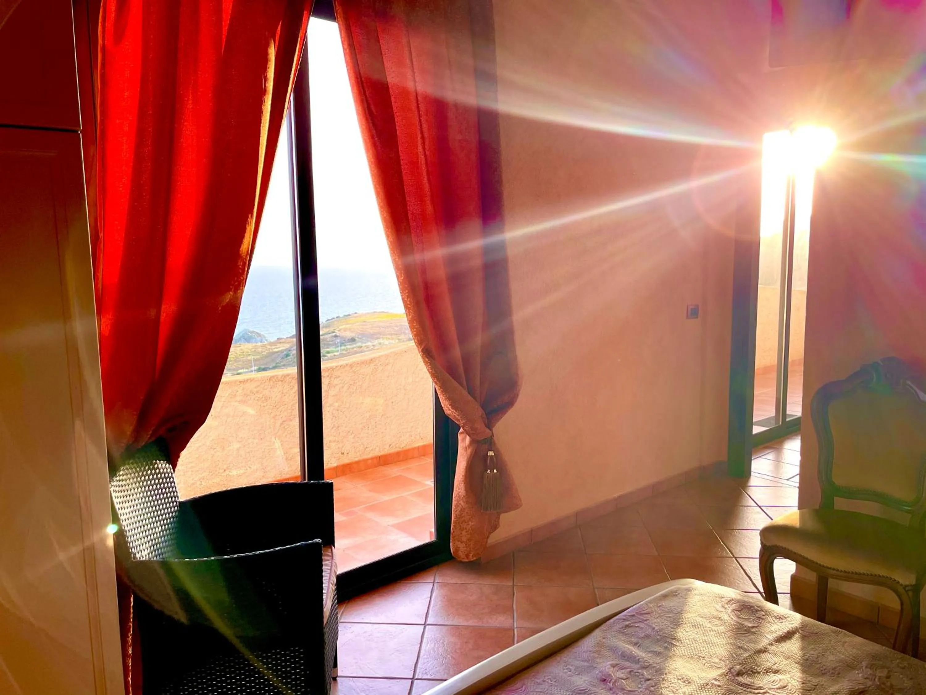 View (from property/room), Bed in La Collina sul Mare