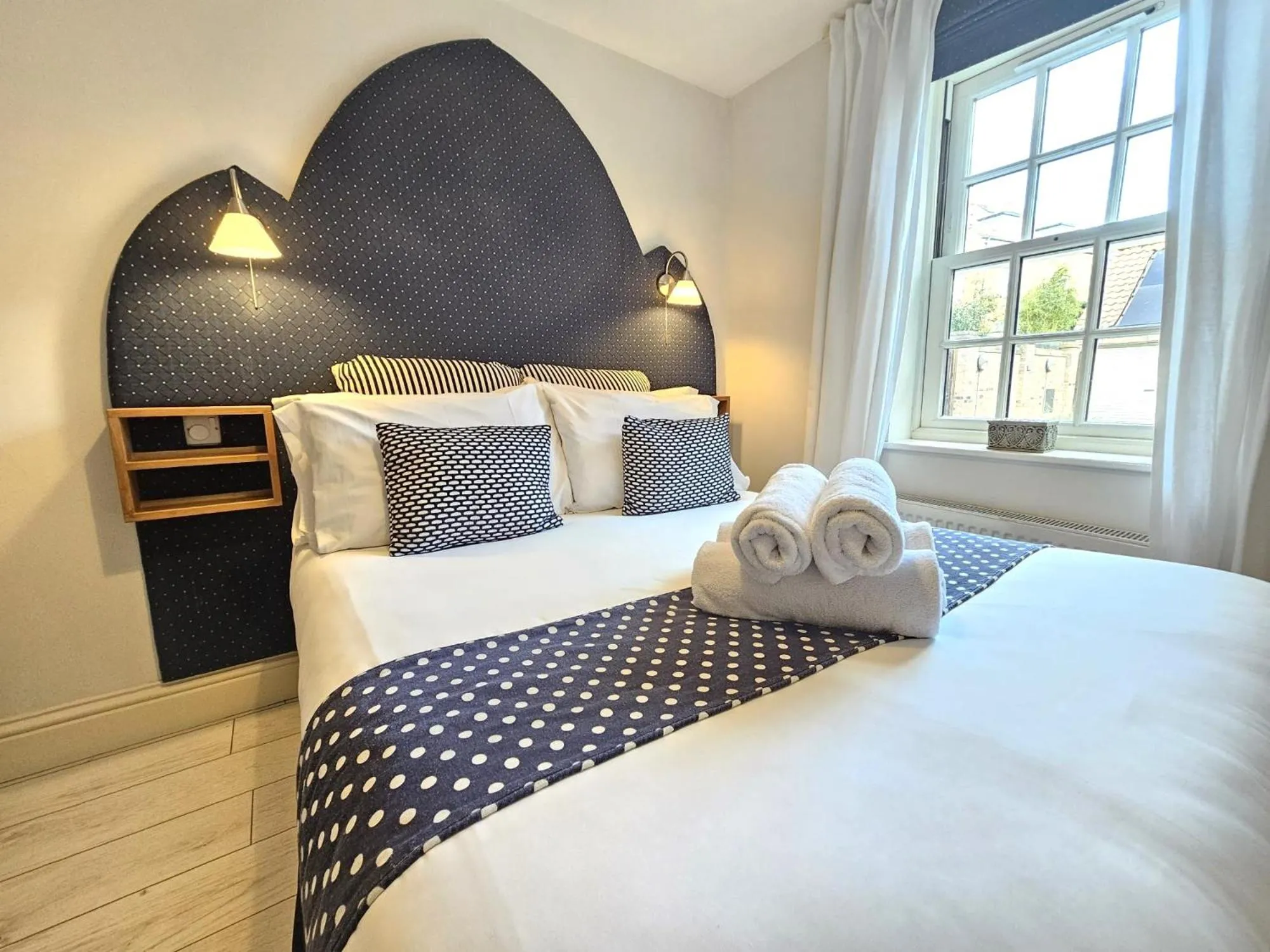 Private George Hudson Court Apartments close to city walls
