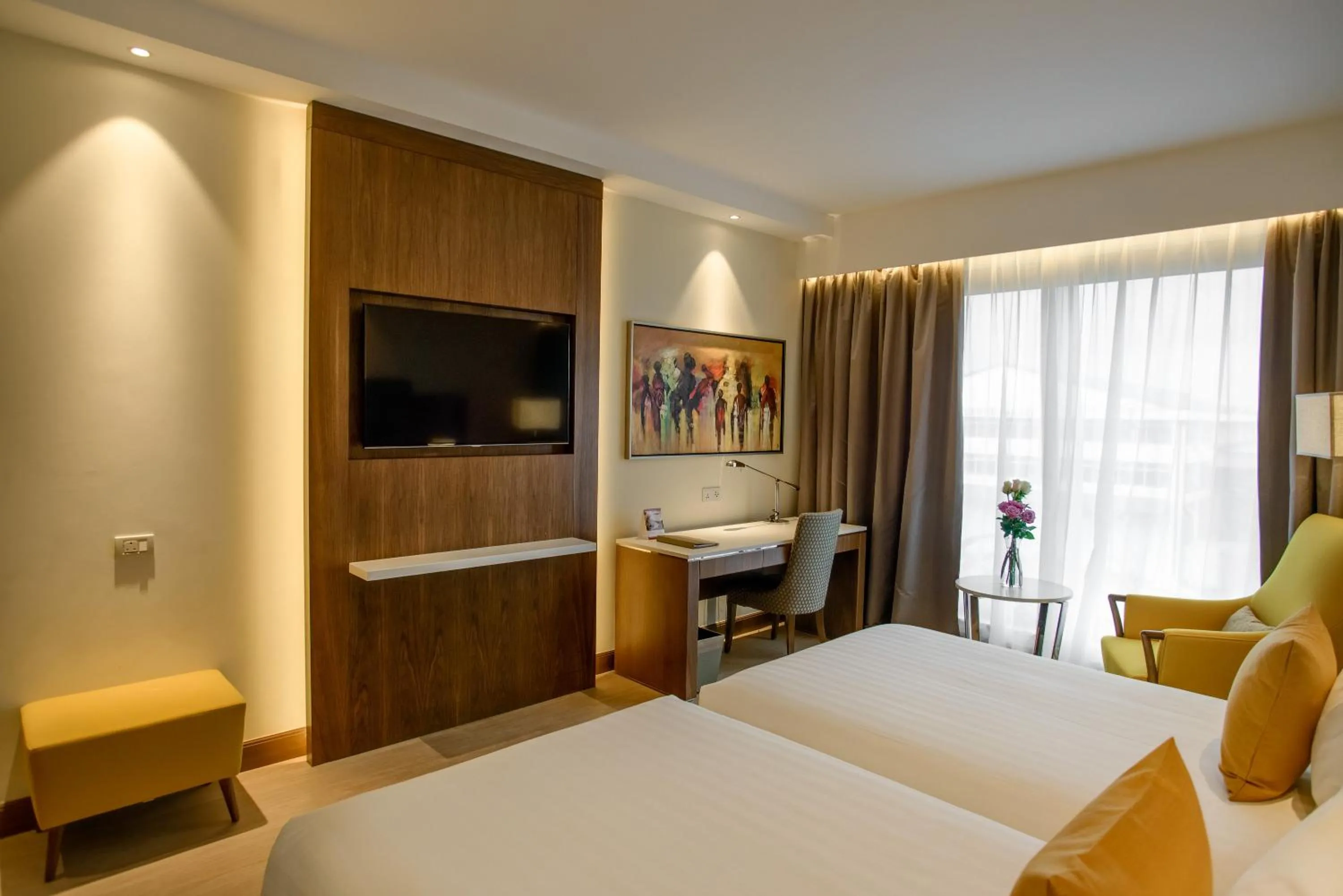 Photo of the whole room, Bed in Crowne Plaza Nairobi Airport by IHG