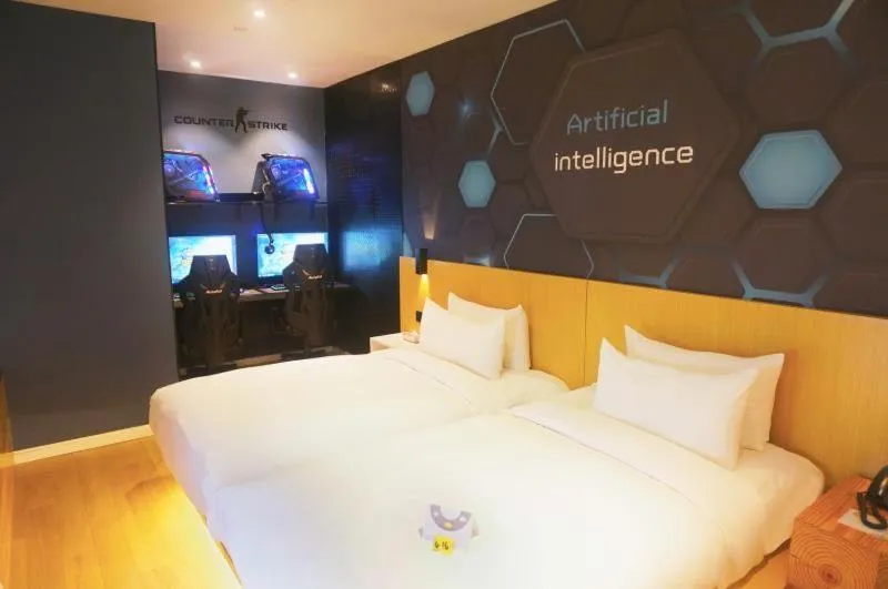 Bed in PACE HOTEL Suzhou Renmin Branch