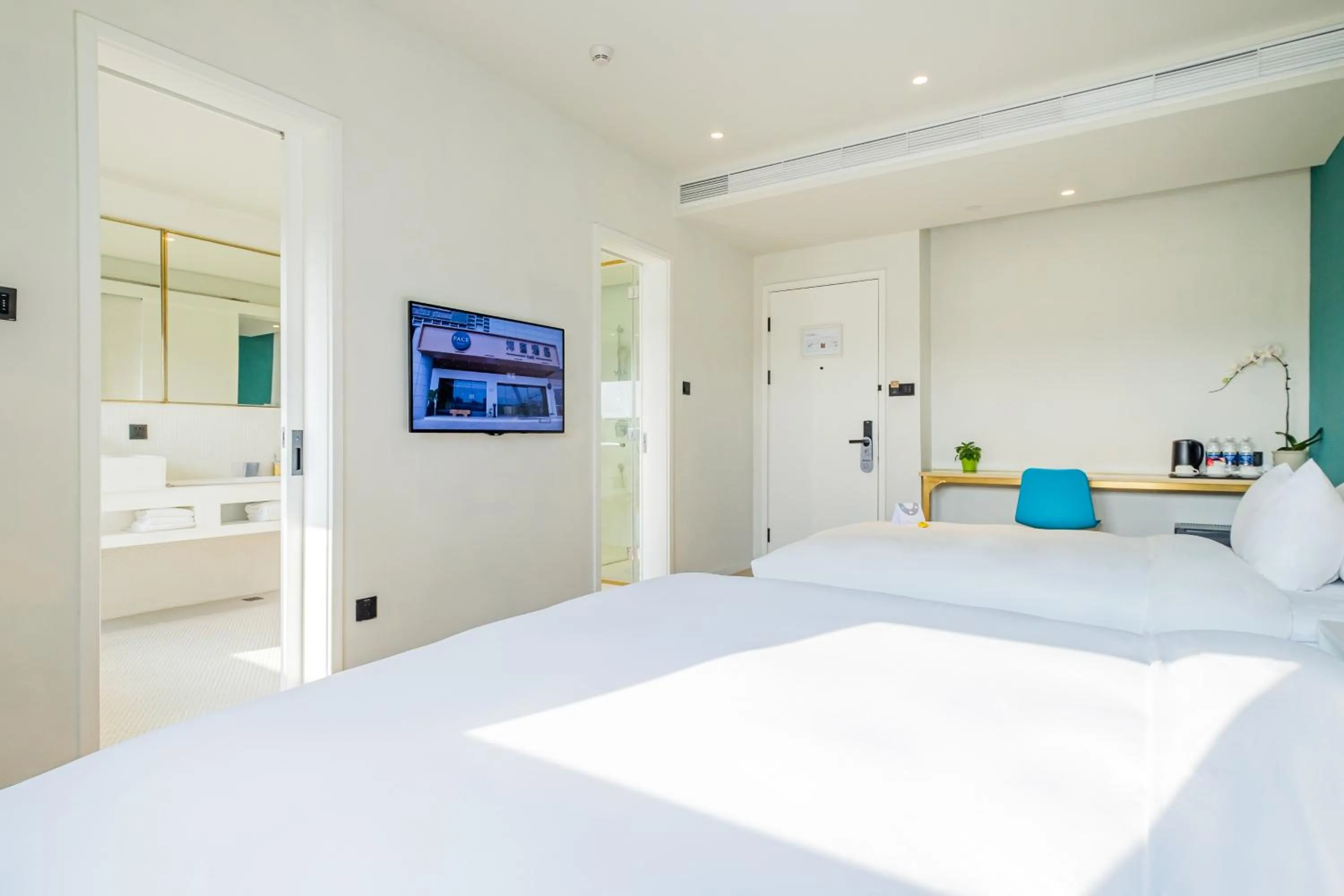 Bed in PACE HOTEL Suzhou Renmin Branch