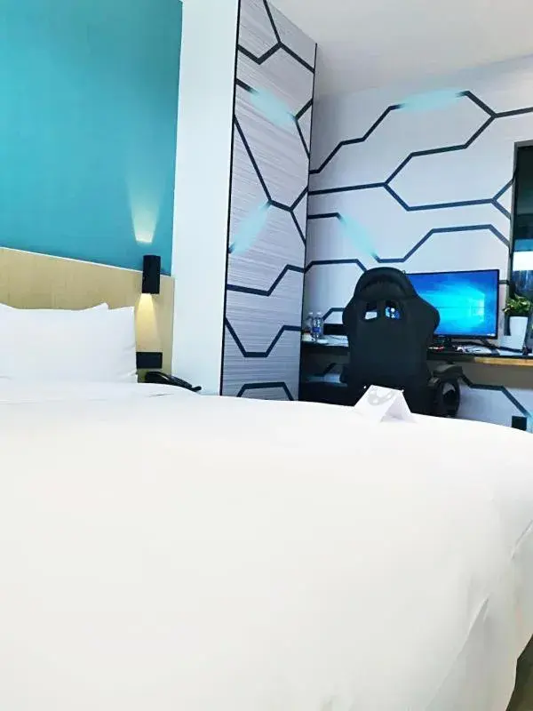 Bed in PACE HOTEL Suzhou Renmin Branch Bed in PACE HOTEL Suzhou Renmin Branch