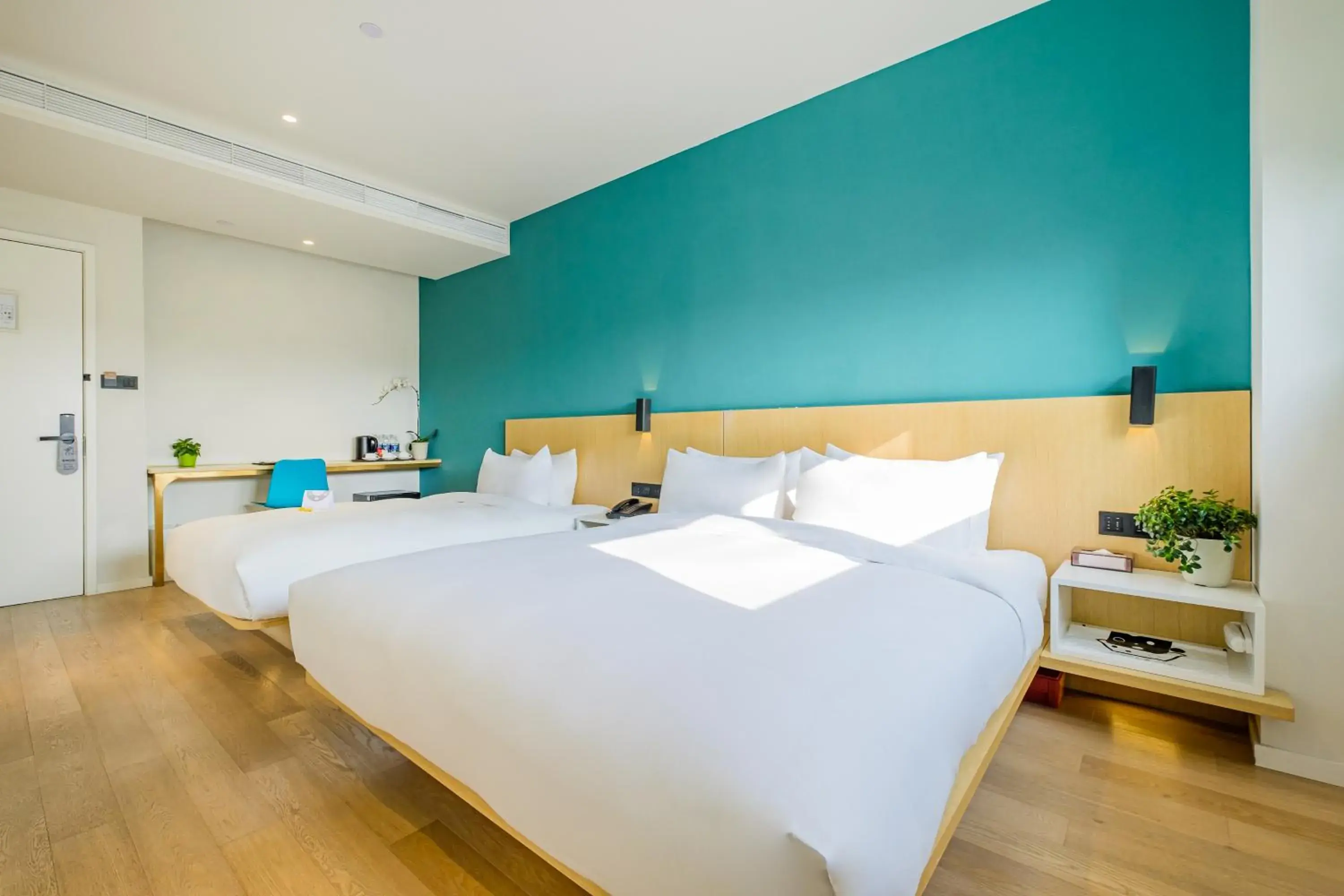 Bed in PACE HOTEL Suzhou Renmin Branch Bed in PACE HOTEL Suzhou Renmin Branch