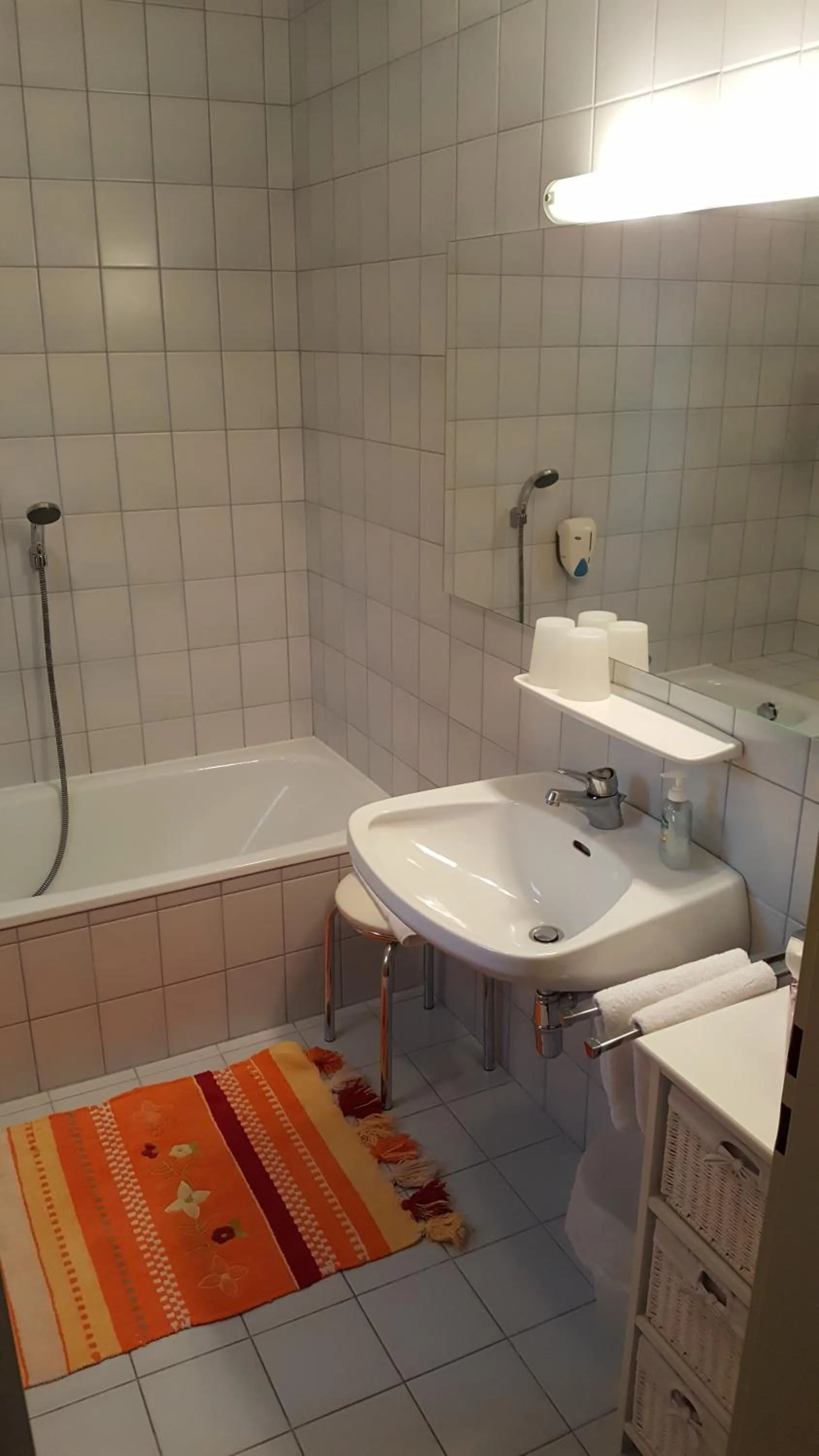 Bathroom in Landgasthof Steinmühl Hofbauer Frühstückspension und Campingplatz