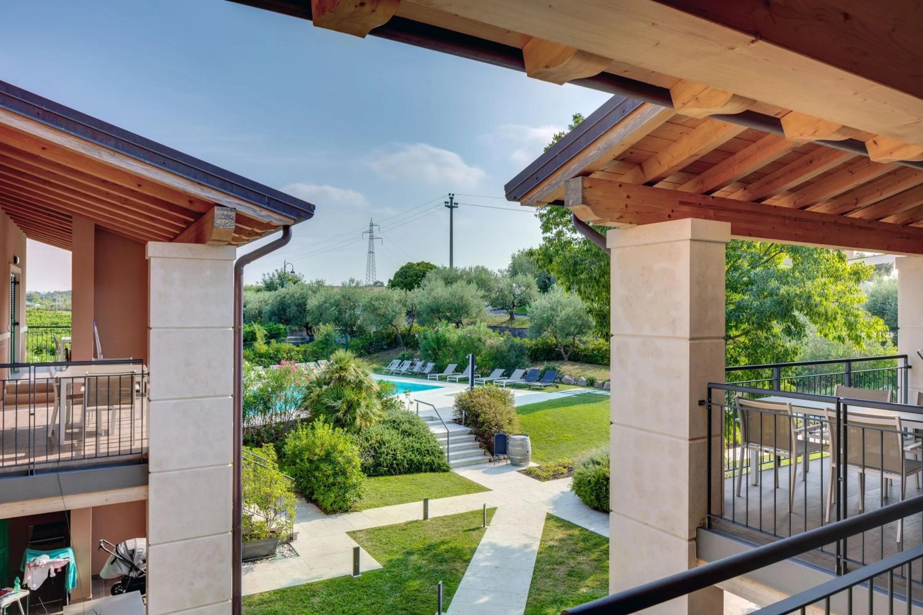 Pool view in Tenuta di Palú