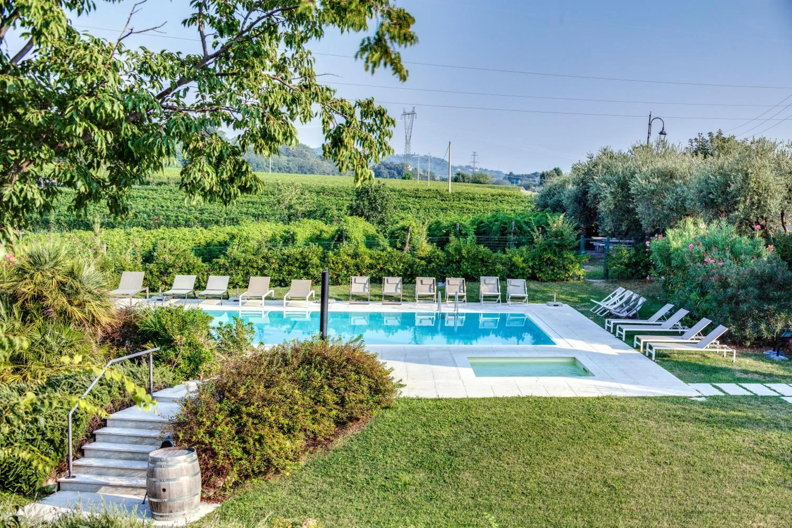 Swimming pool in Tenuta di Palú