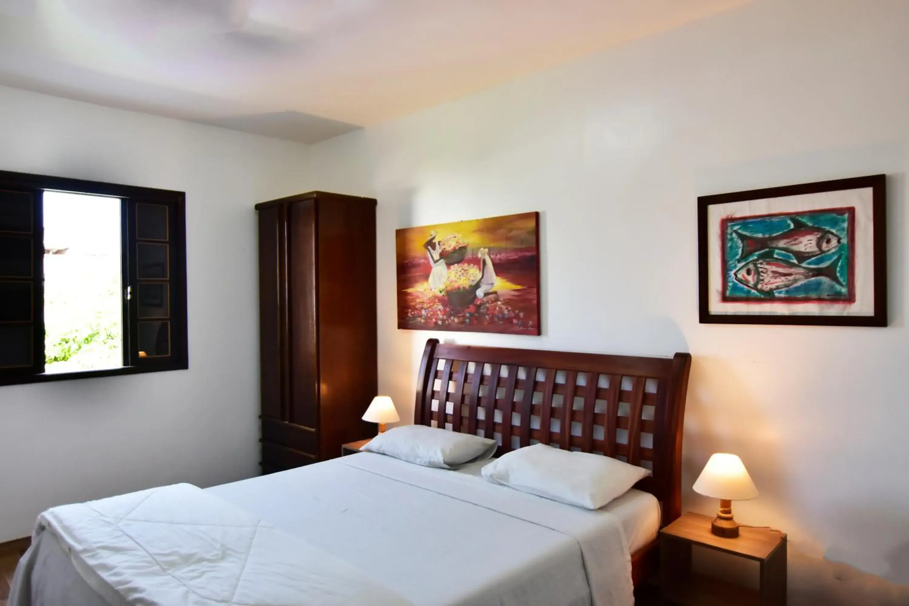 Decorative detail, Bed in Estalagem 11 Suites Decorative detail, Bed in Estalagem 11 Suites