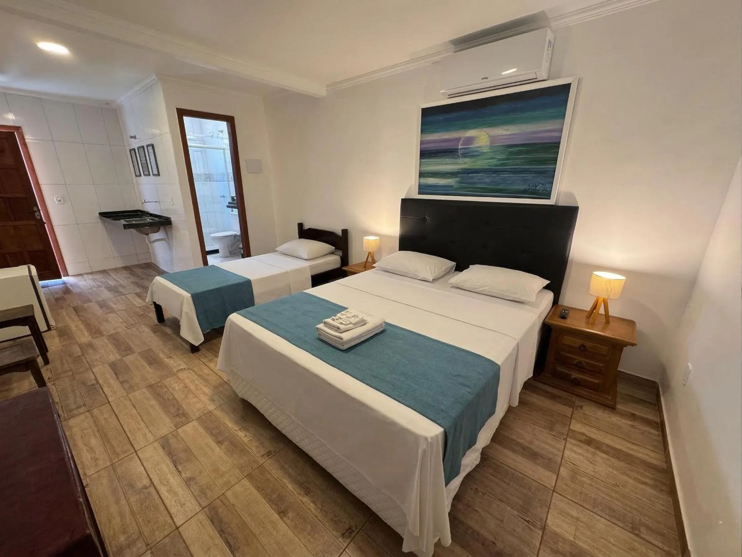 Bed in Estalagem 11 Suites