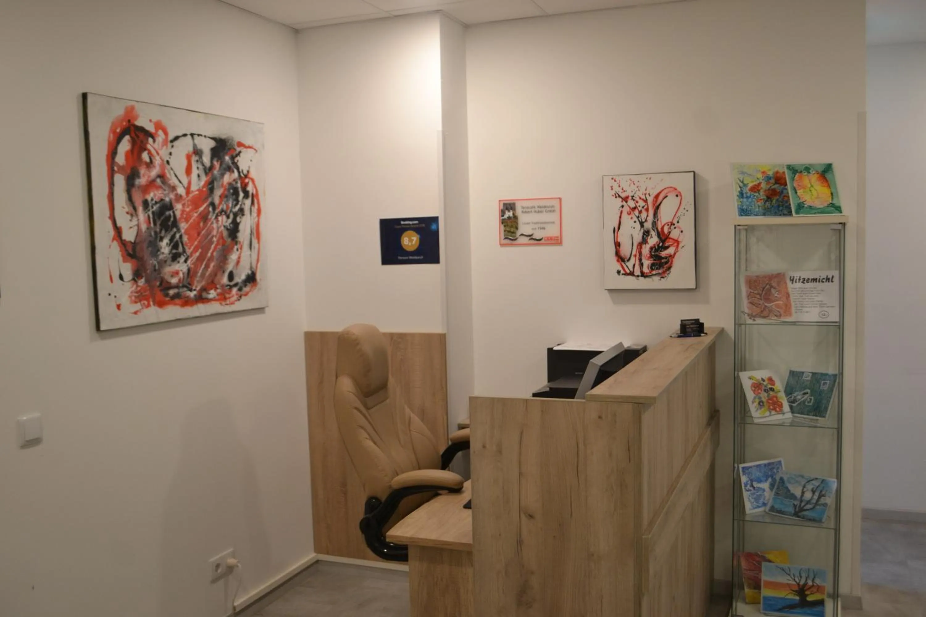 Lobby or reception in Pension Waldesruh