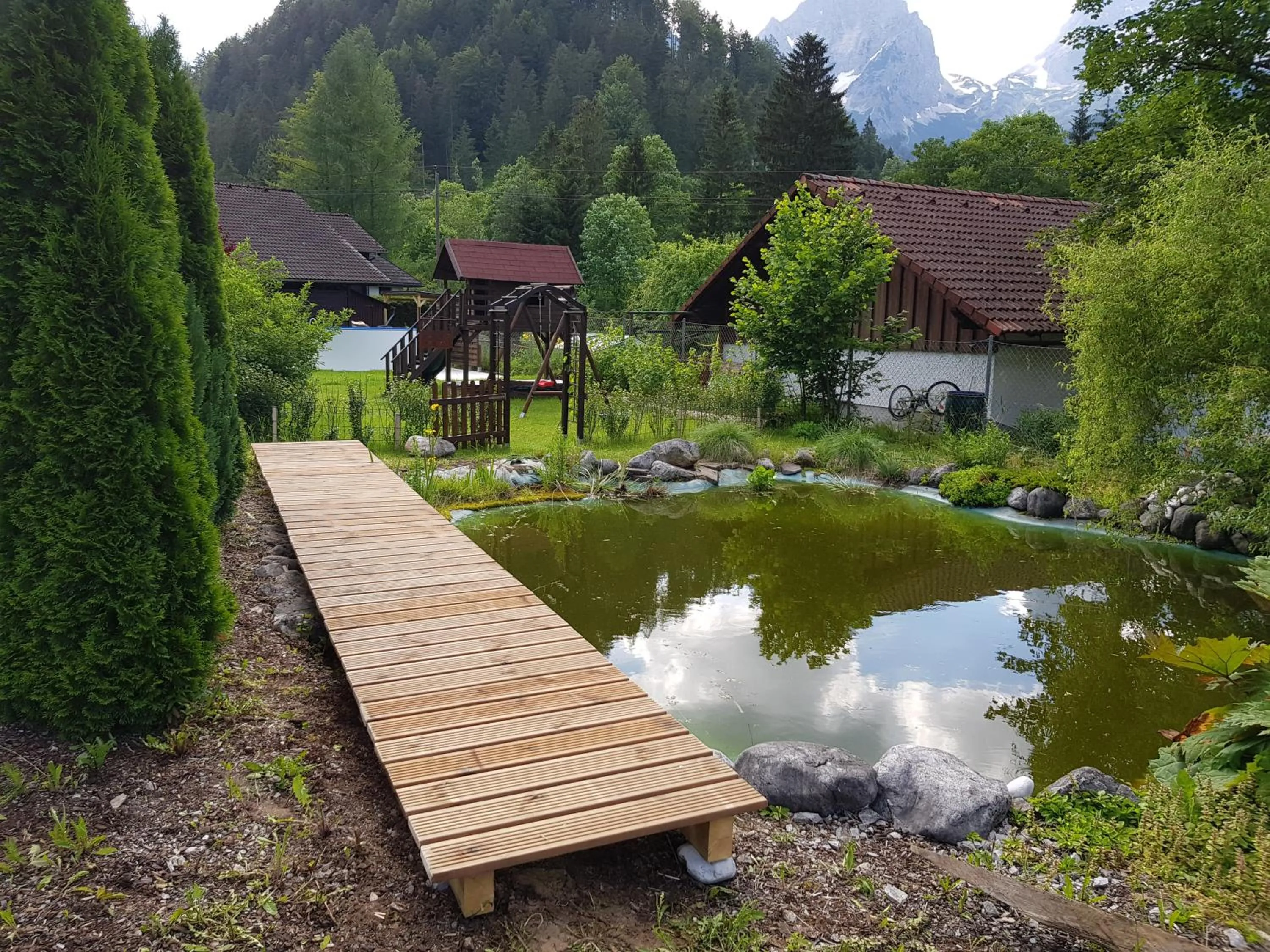 Garden in Holzhaus in Hinterstoder