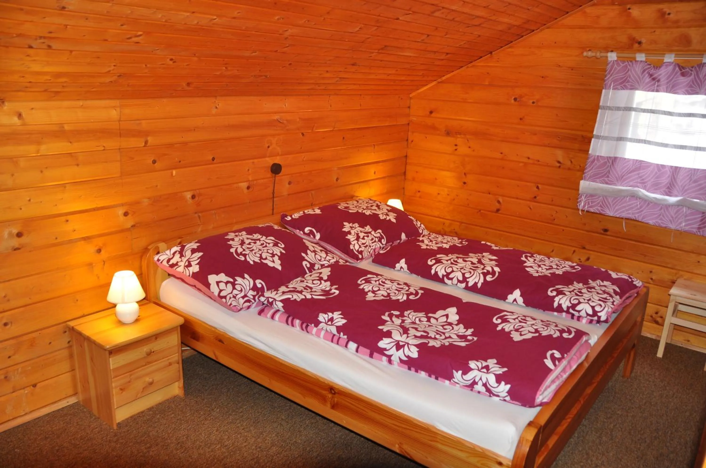 Bedroom, Bed in Holzhaus in Hinterstoder