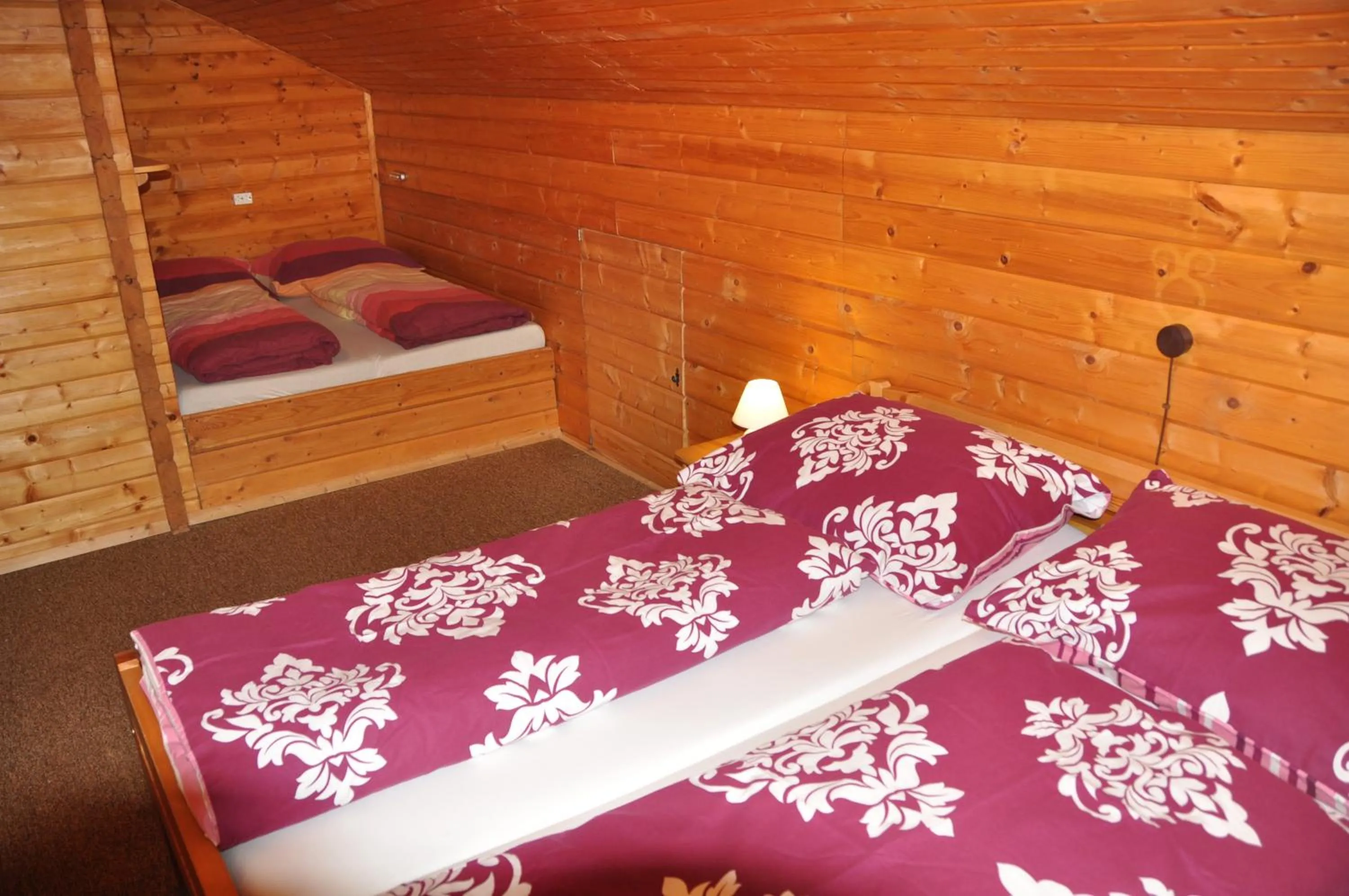 Bedroom, Bed in Holzhaus in Hinterstoder