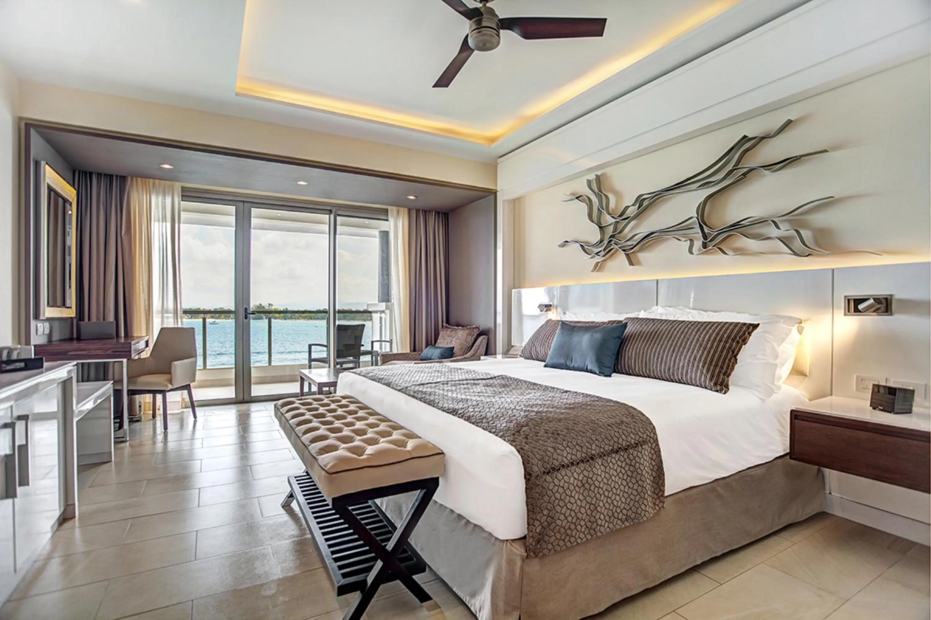 Bedroom, Bed in Grand Lido Negril Au-Naturel, An Autograph Collection All-Inclusive Resort - Adults Only