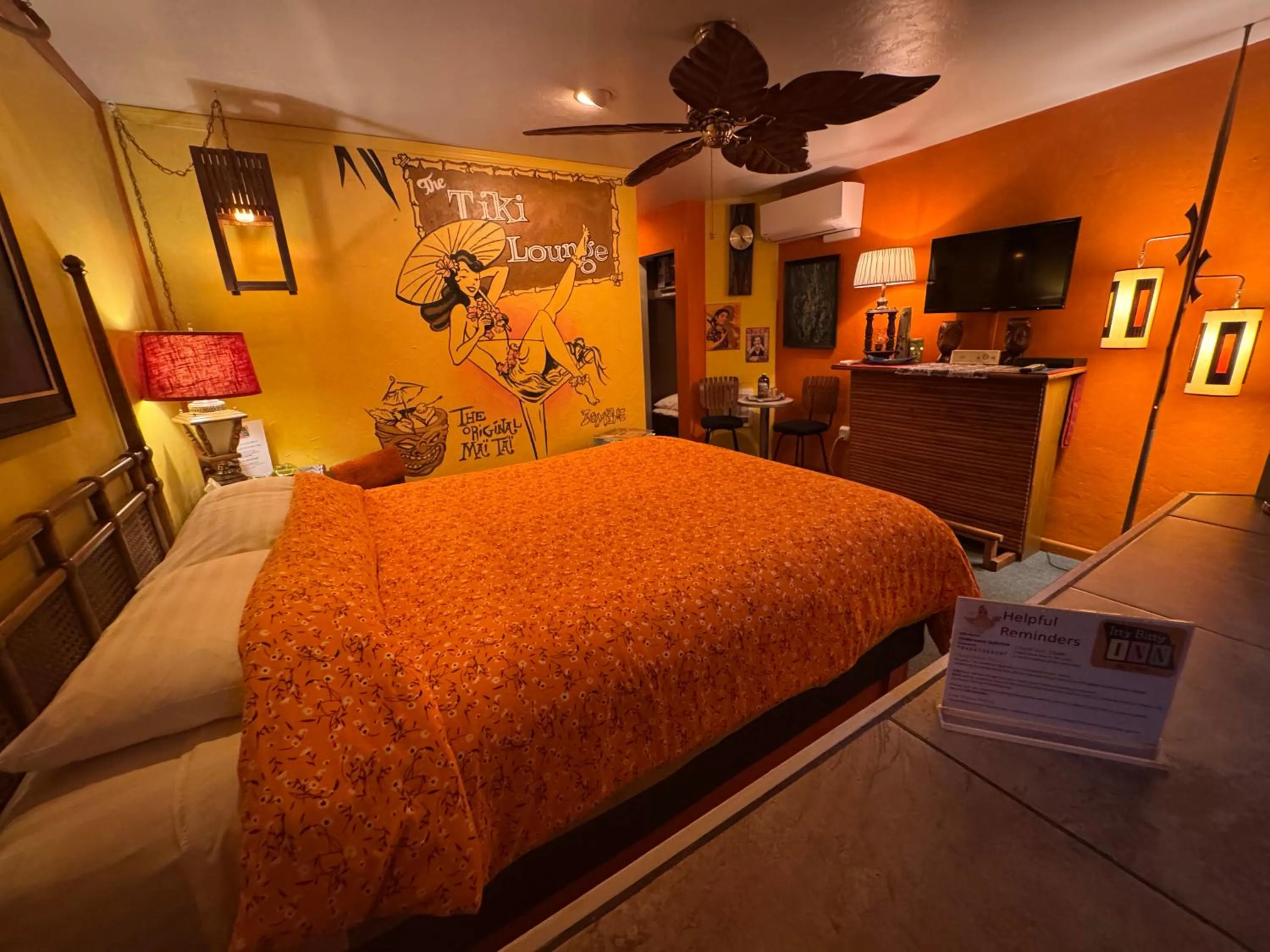 Bed in Itty Bitty Inn