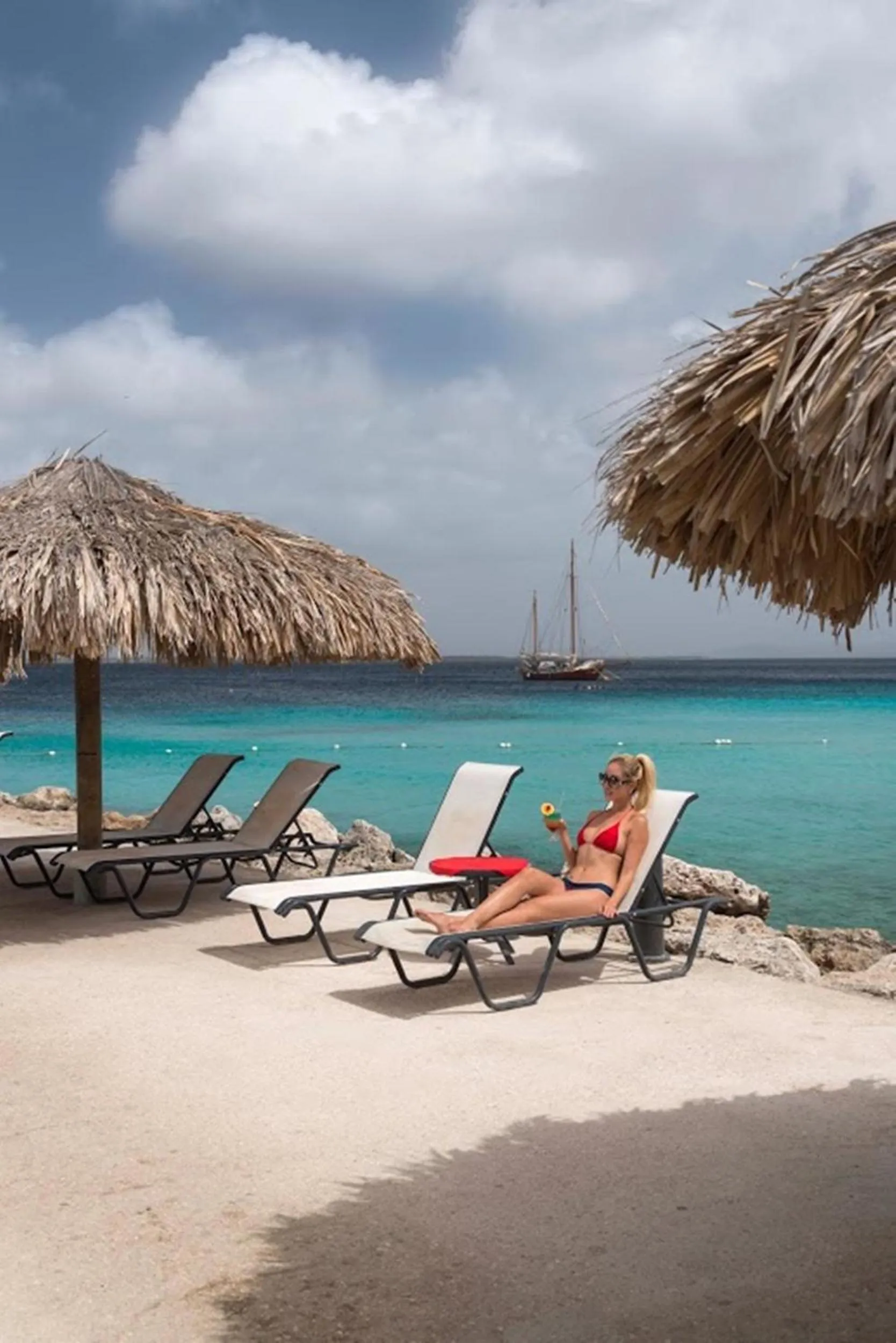 People in Divi Flamingo Beach Resort