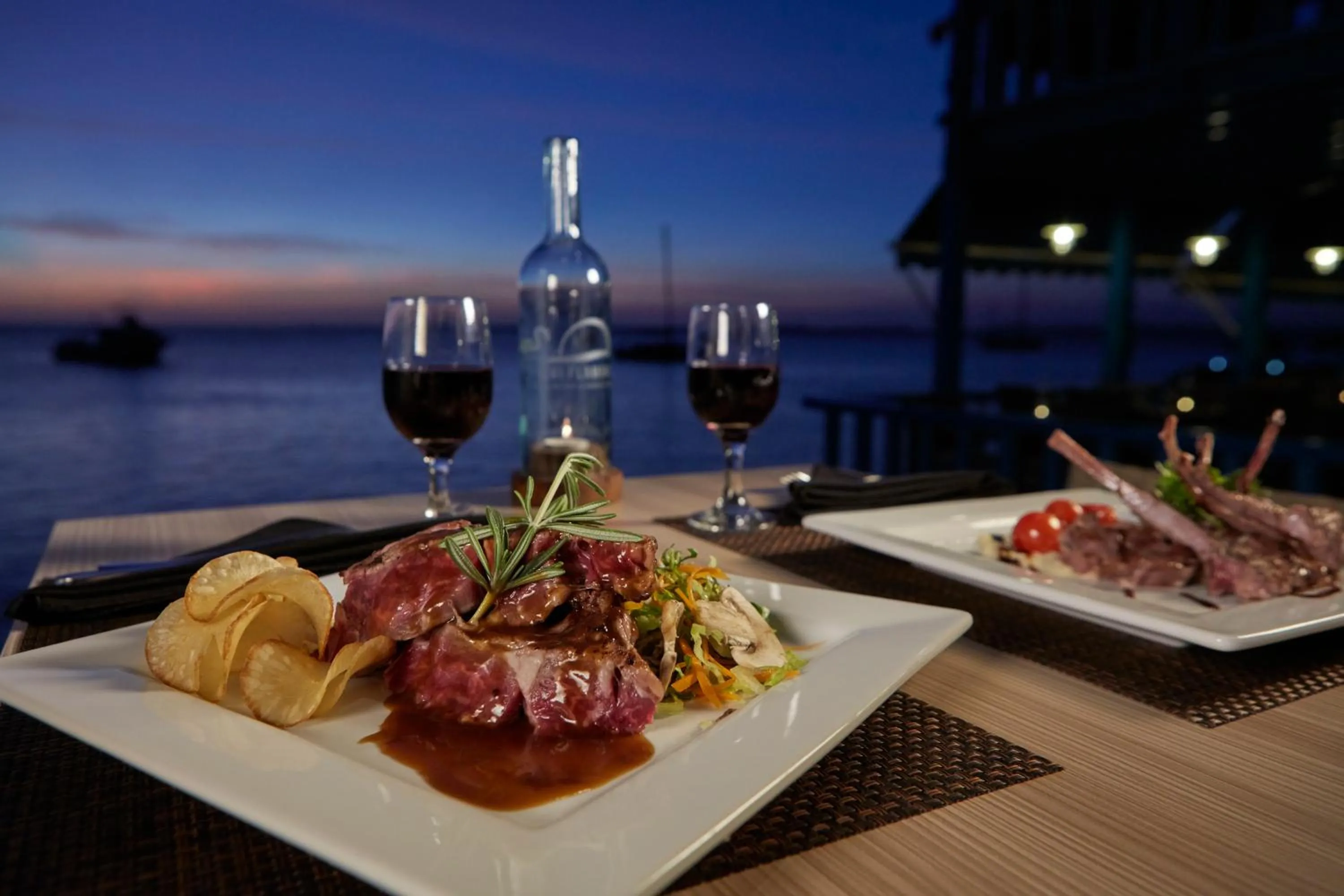 Food in Divi Flamingo Beach Resort