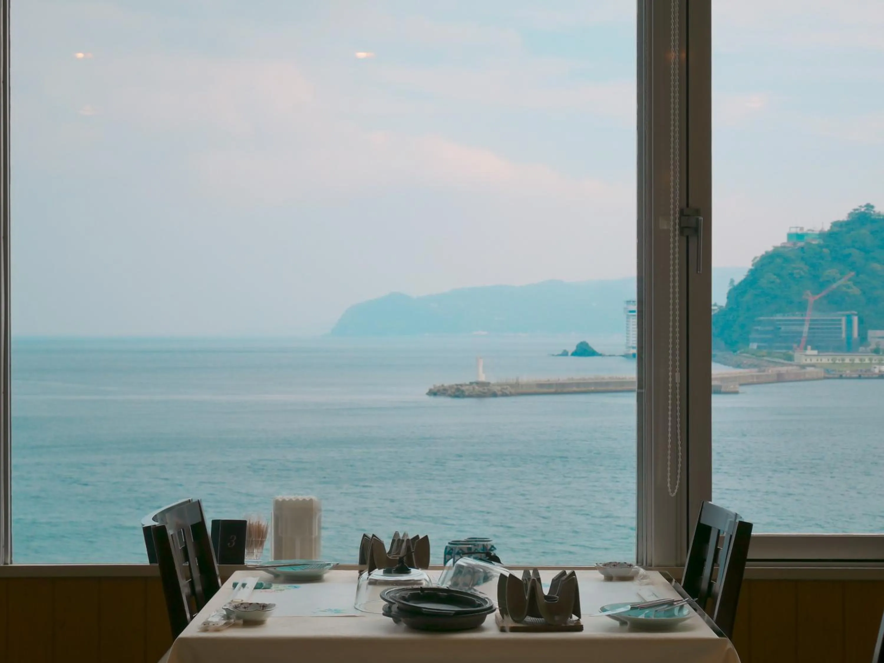 Sea view in Wisterian Life Club Atami