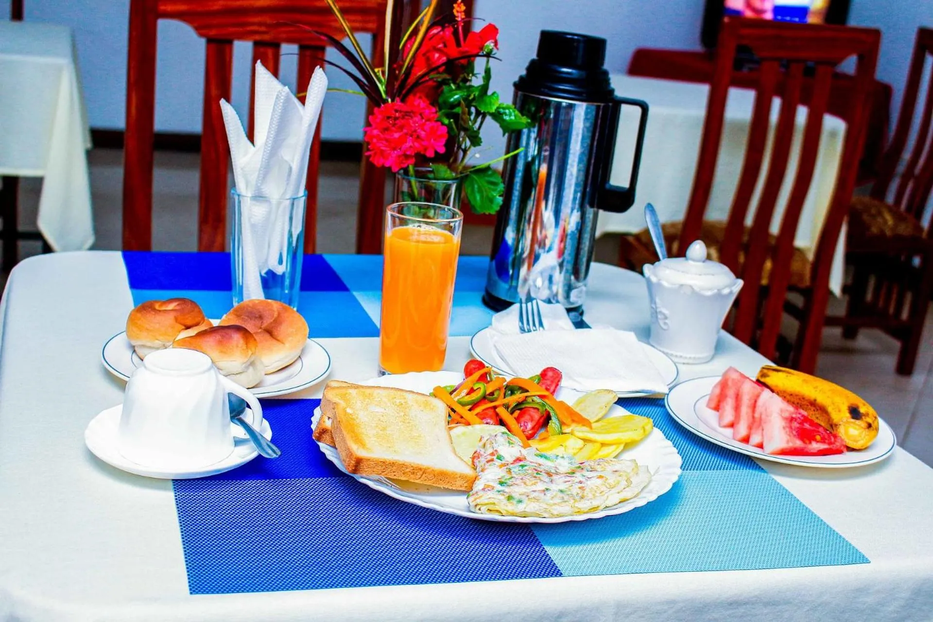 Breakfast in Bright Star Hotel & Safaris