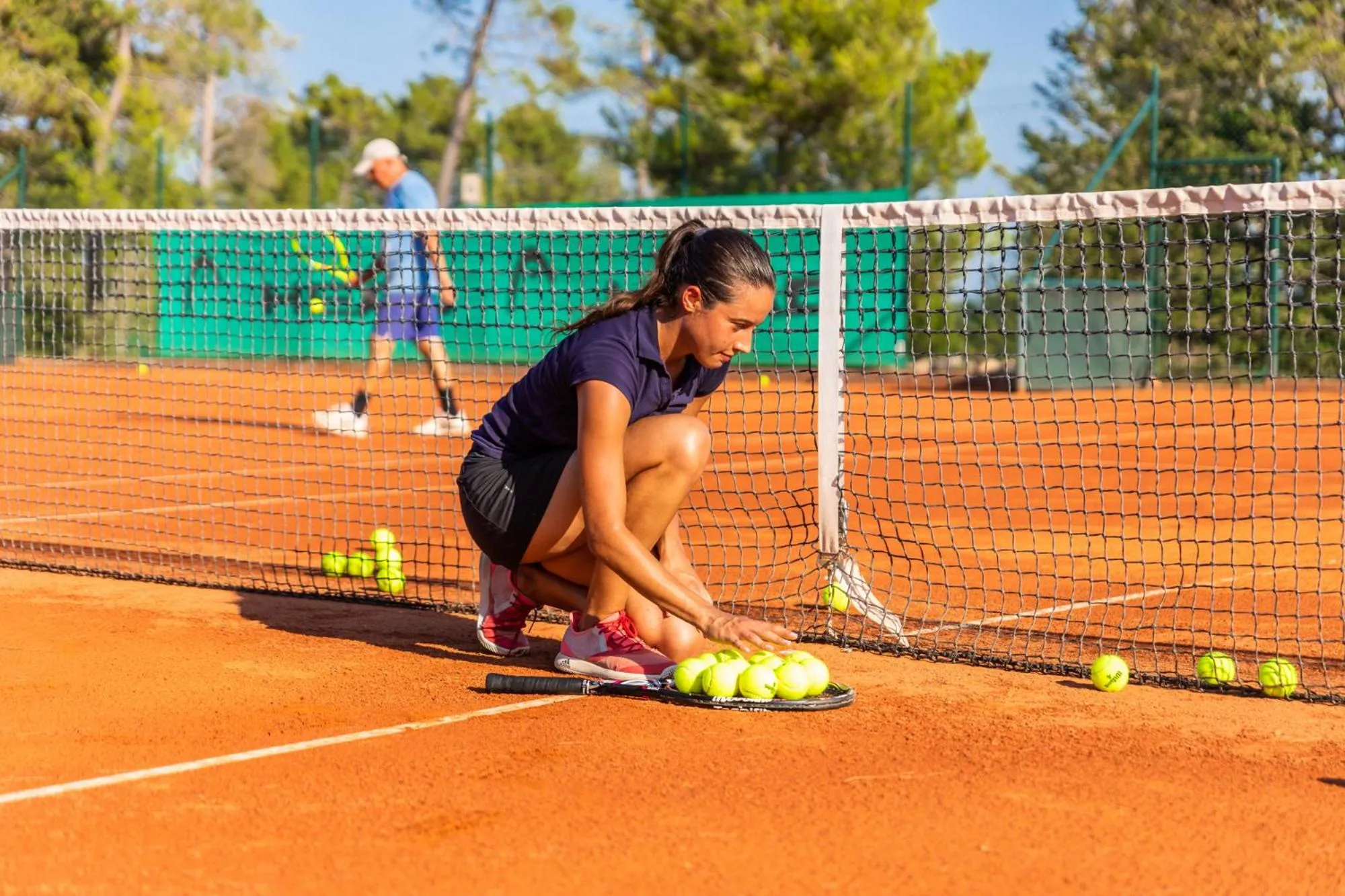 Tennis court in Zaton Holiday Resort
