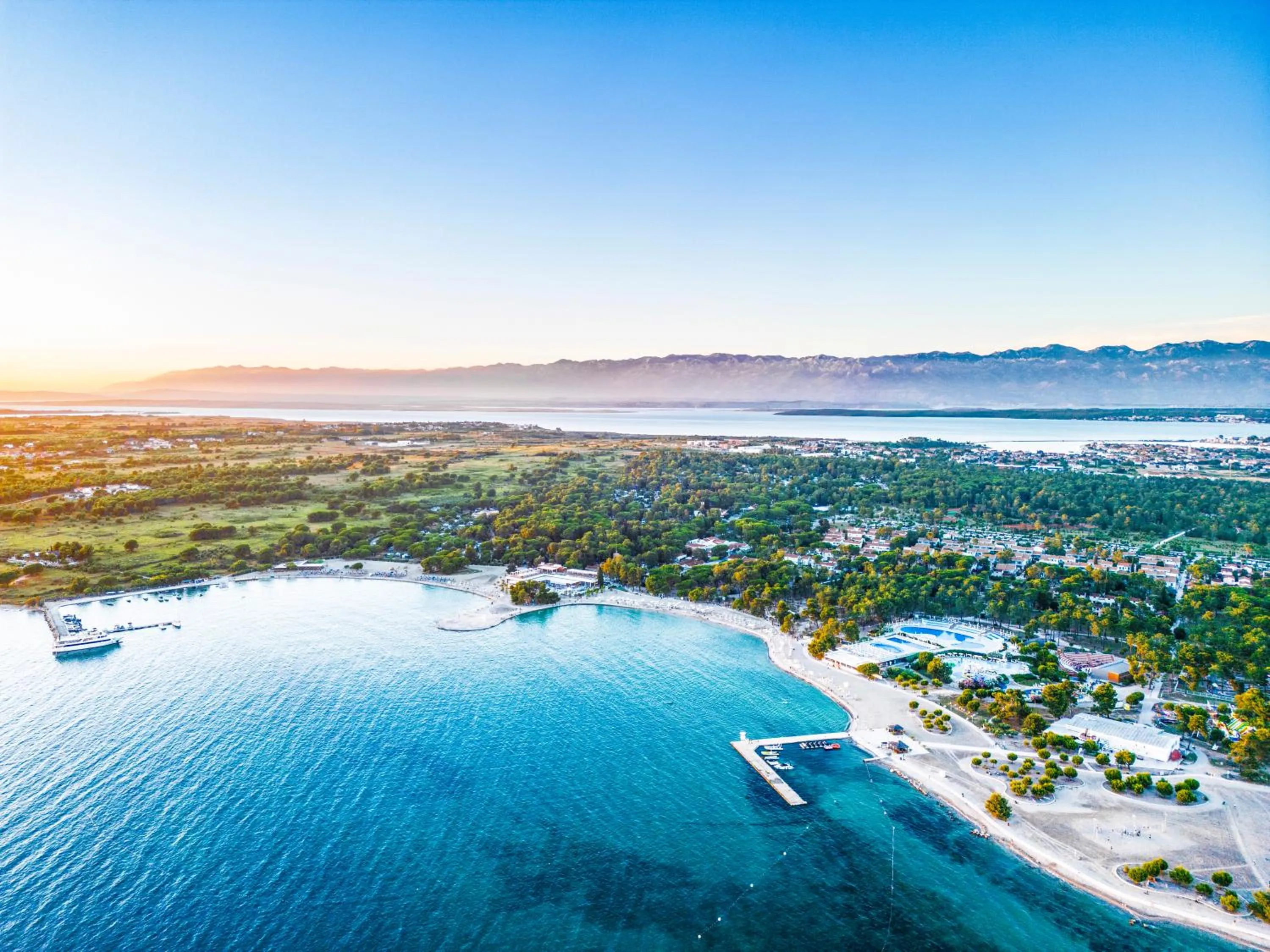 Bird's eye view in Zaton Holiday Resort