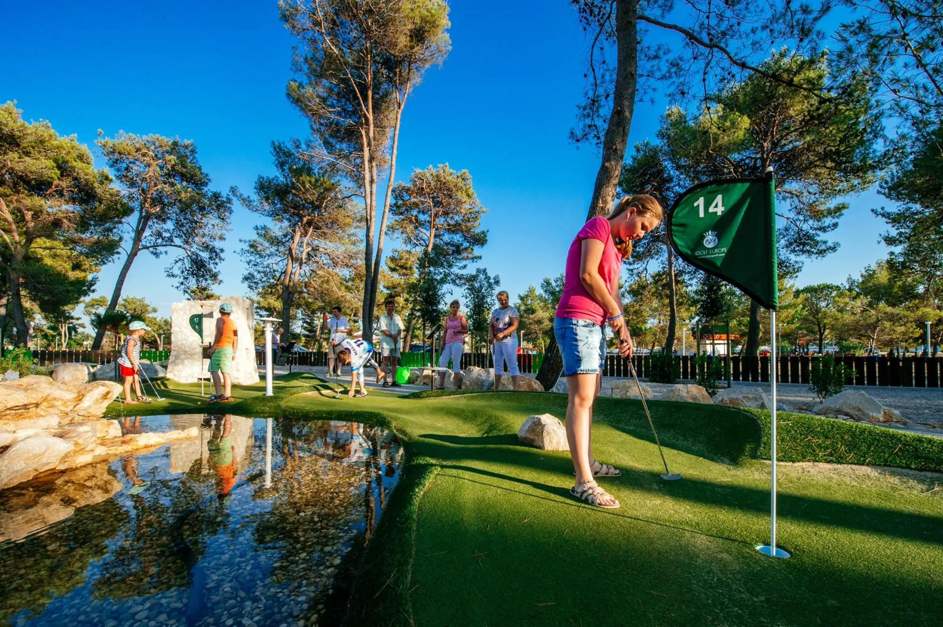 Minigolf in Zaton Holiday Resort
