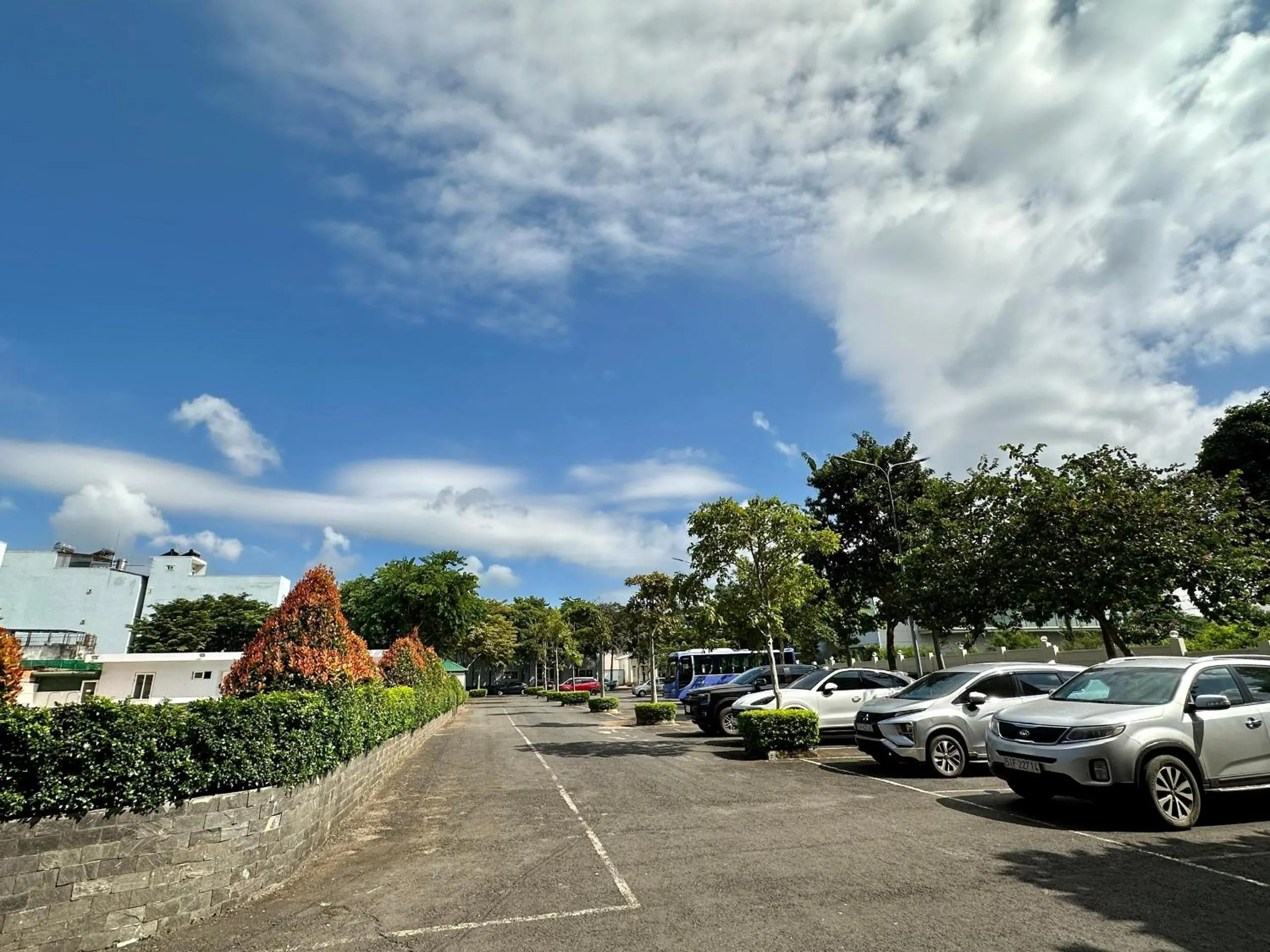 Parking in Muong Thanh Luxury Buon Ma Thuot Hotel