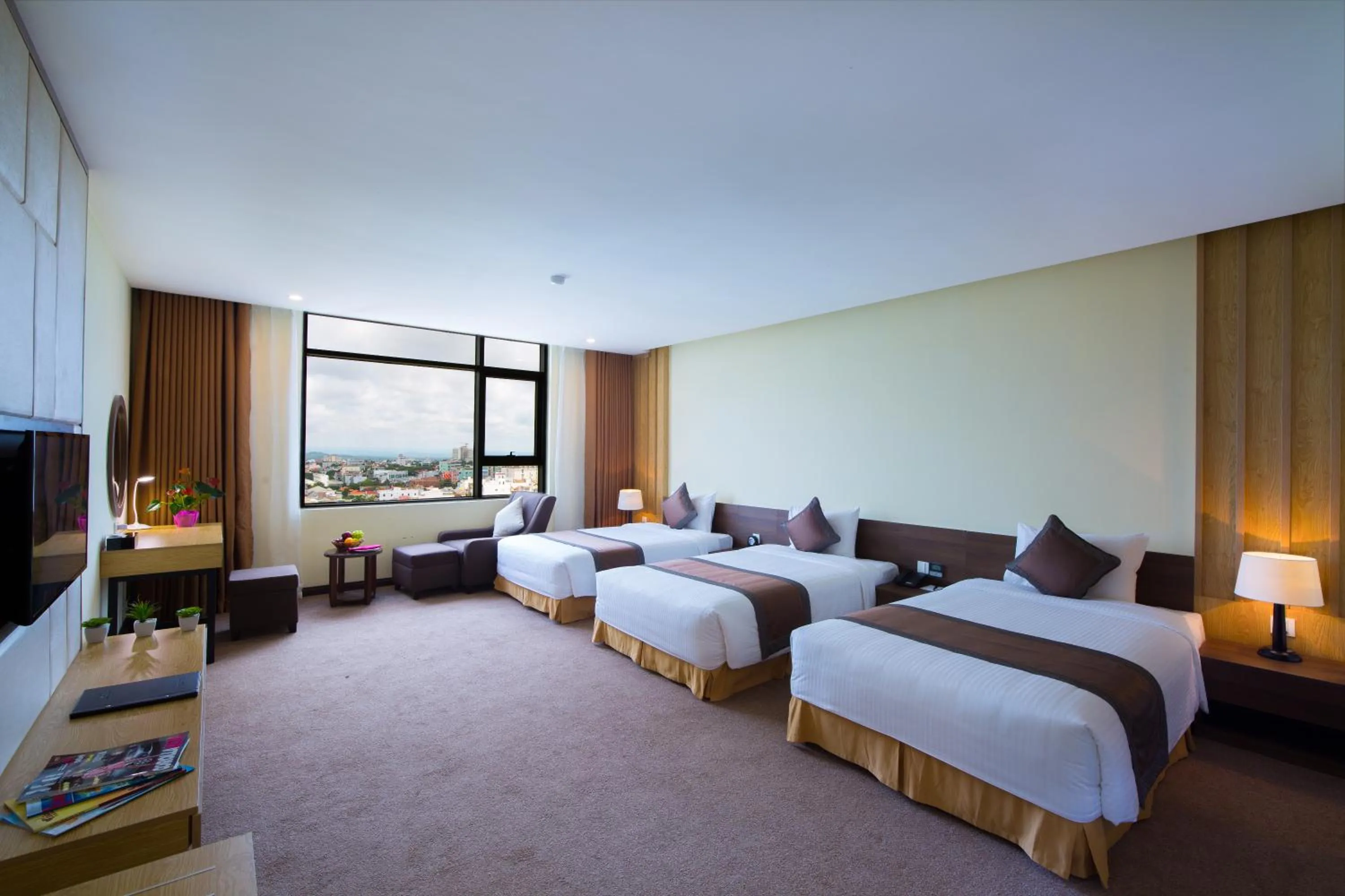 Photo of the whole room, Bed in Muong Thanh Luxury Buon Ma Thuot Hotel