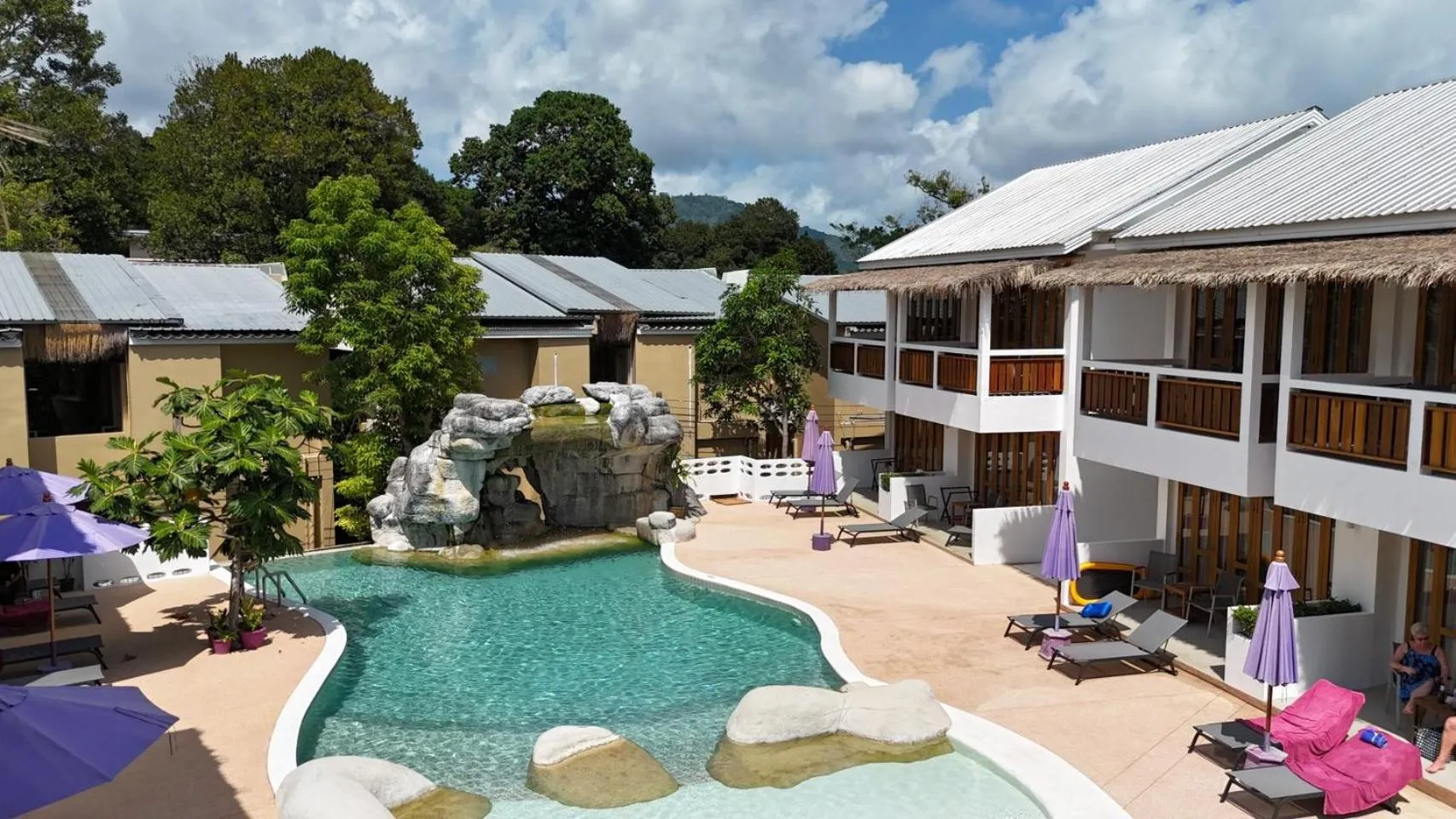 Pool view in White Sand Samui Resort