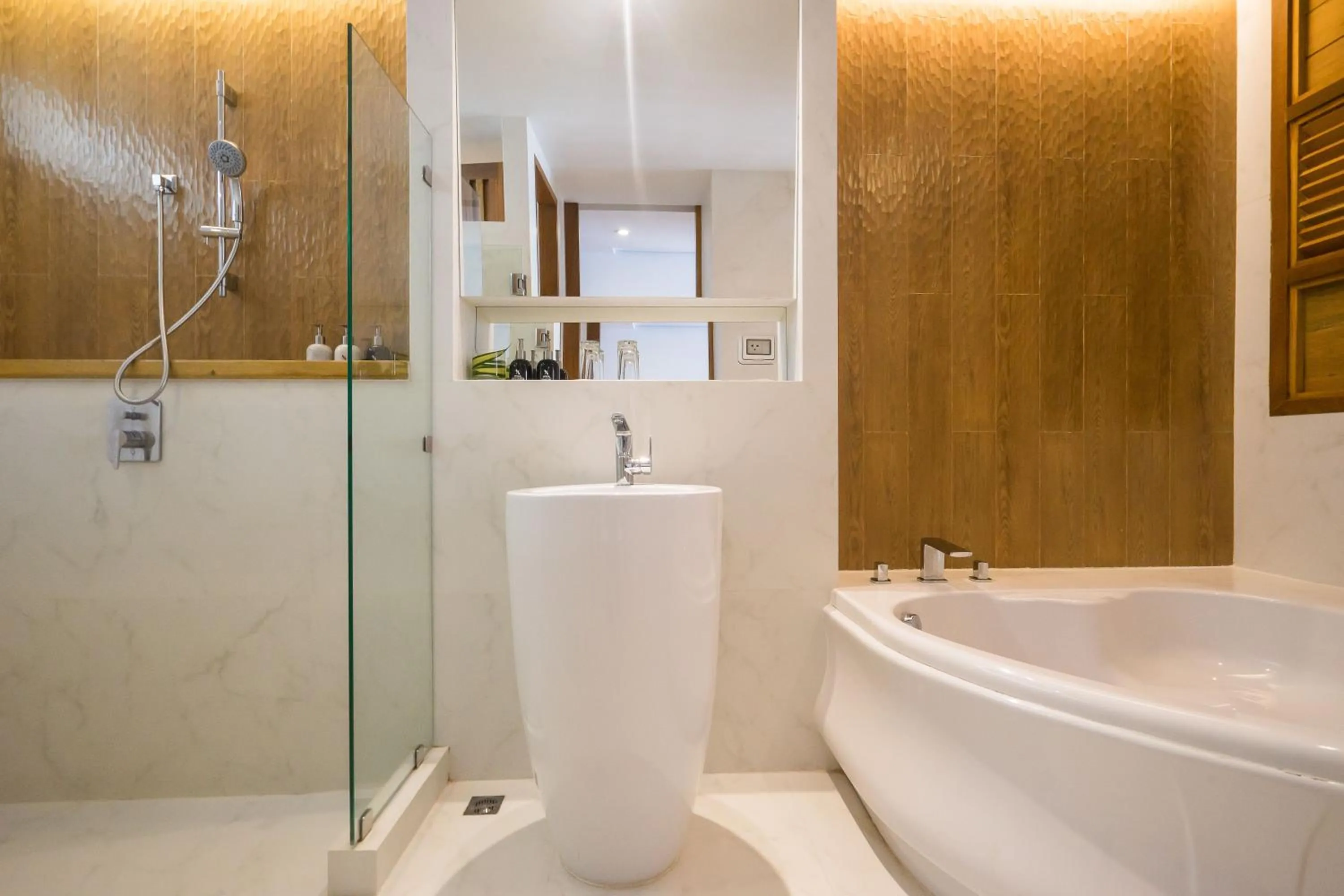 Shower in White Sand Samui Resort