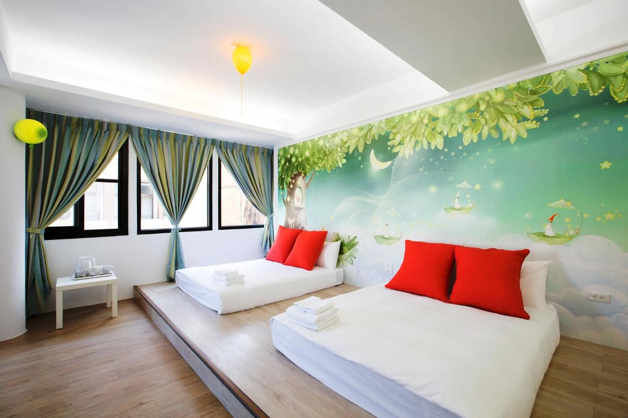 Decorative detail, Bed in Live in the Happiness