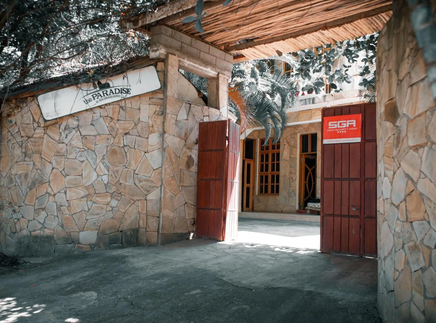 Facade/entrance in The Paradise Inn Kilimanjaro
