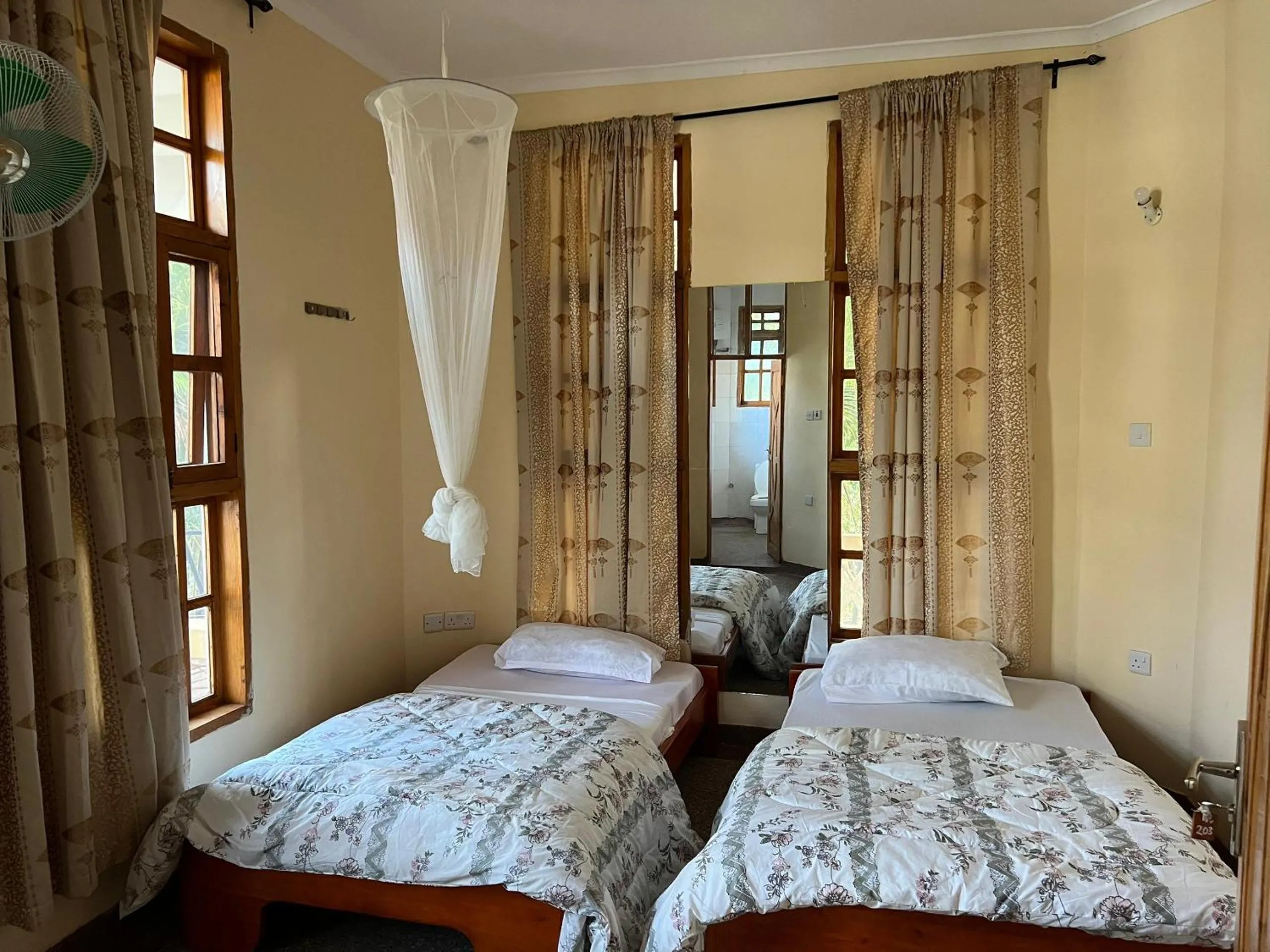 Bed in The Paradise Inn Kilimanjaro