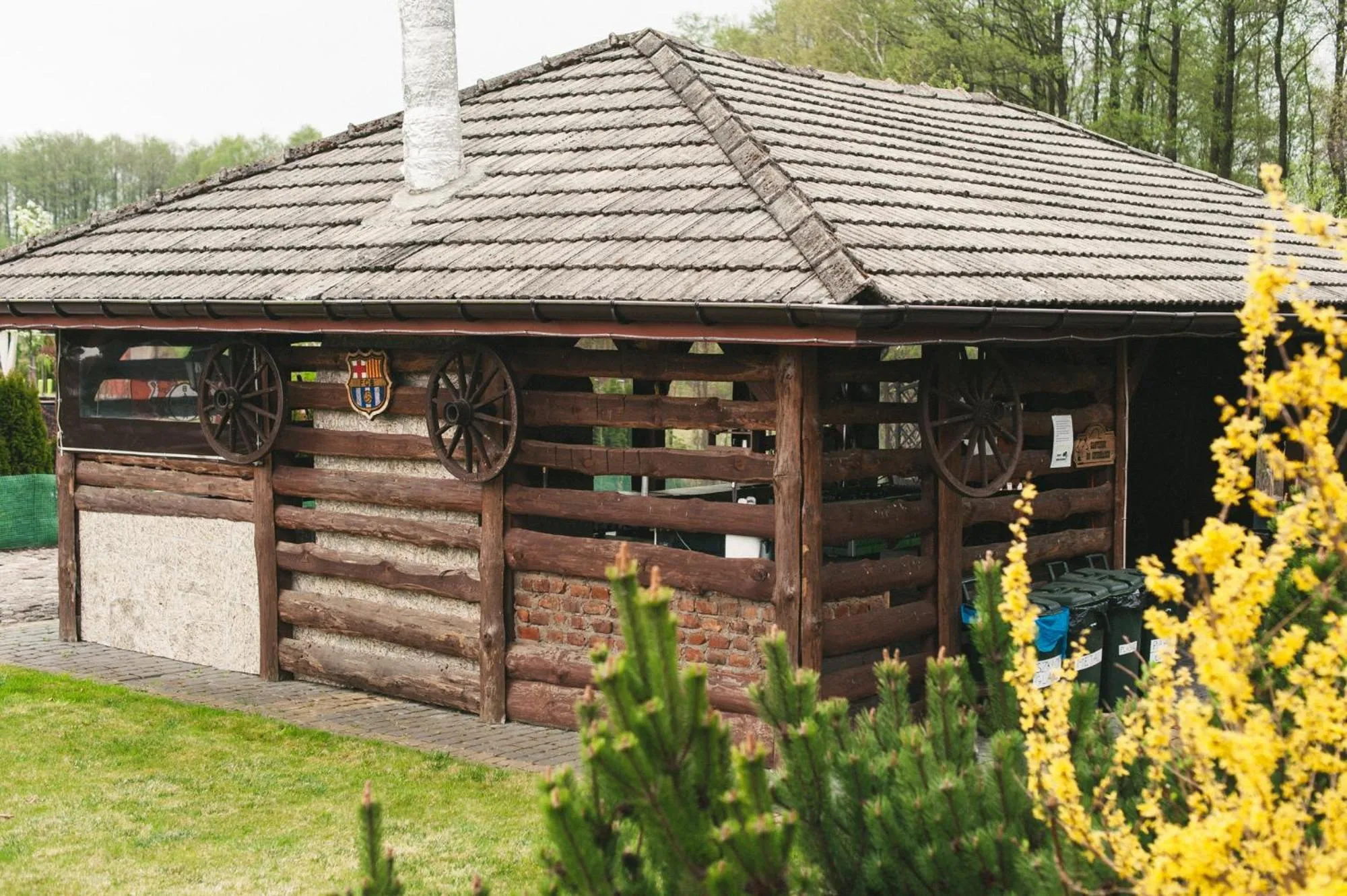 BBQ facilities in Gasan Place - Domki na Mazurach
