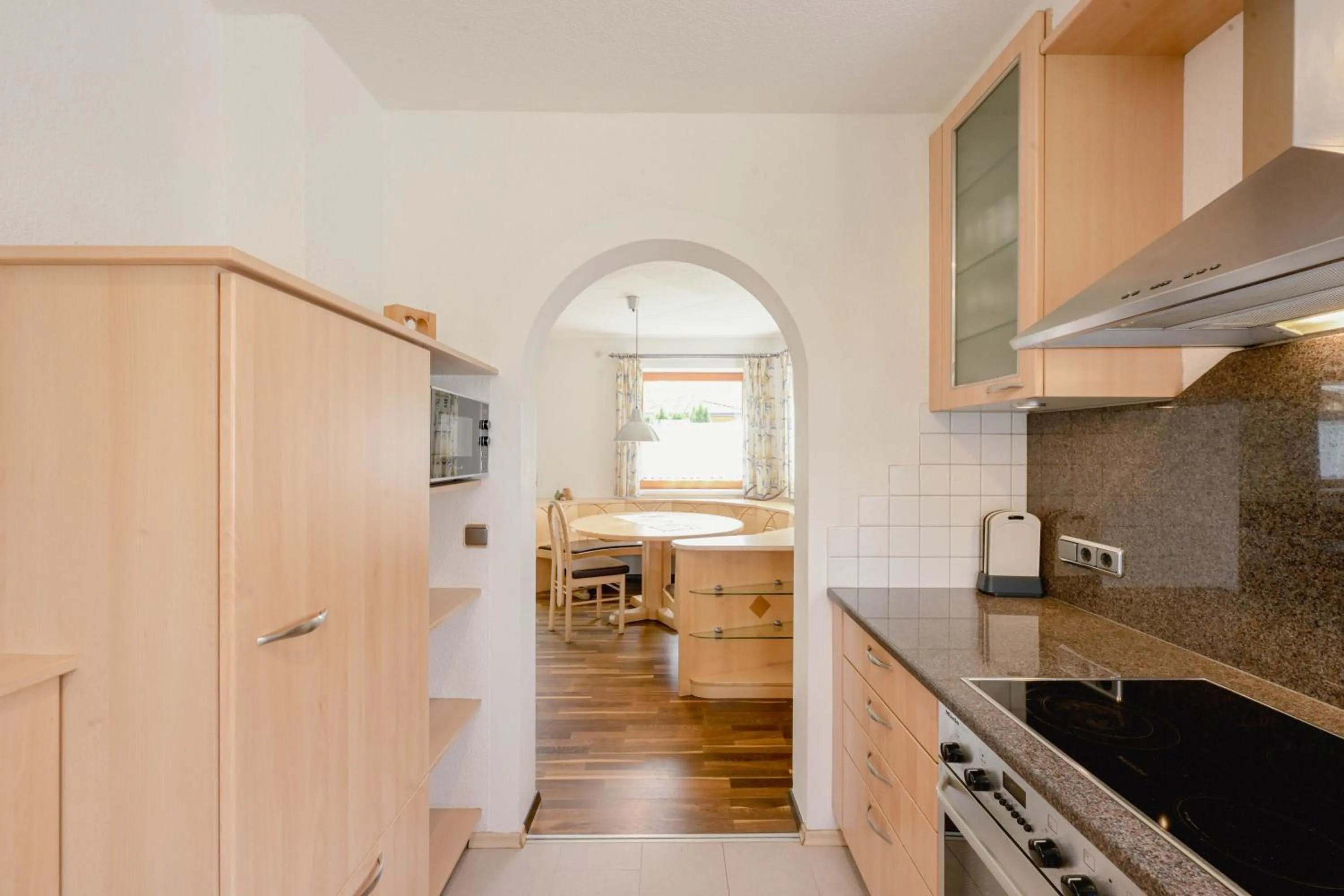 Kitchen or kitchenette in Ferienhaus Rauris