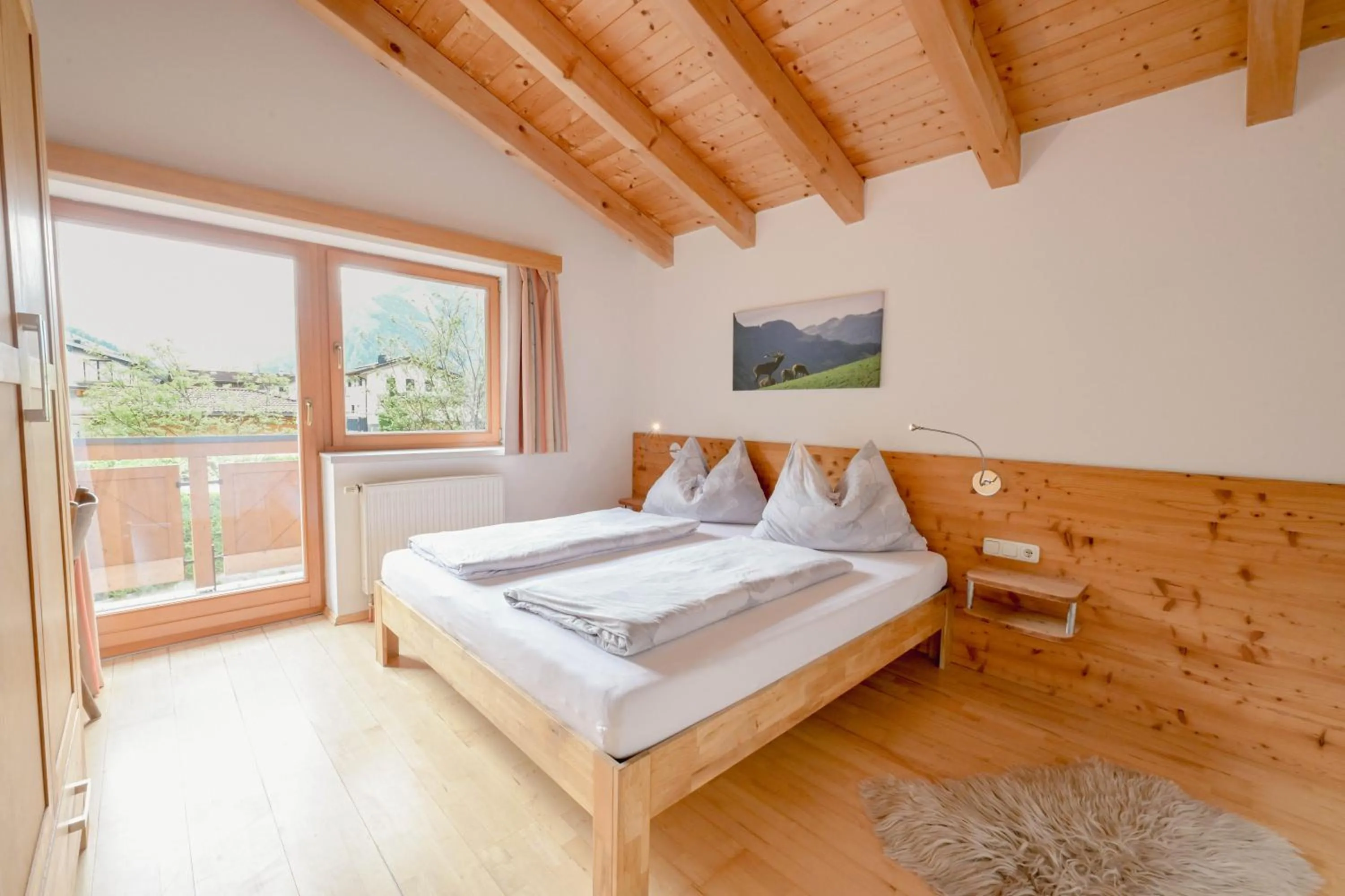 Bedroom, Bed in Ferienhaus Rauris