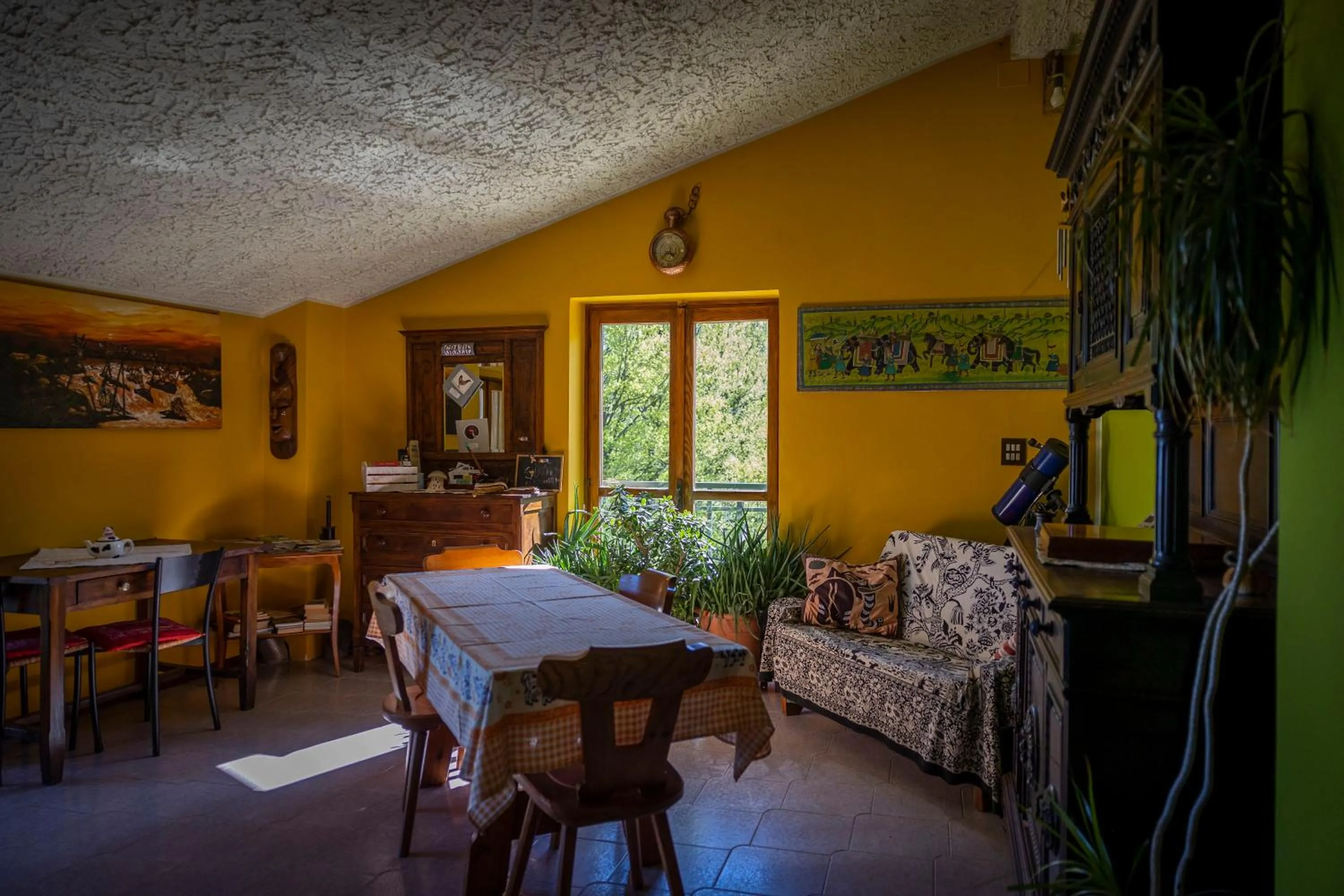 Living room in B&B Pian Savin