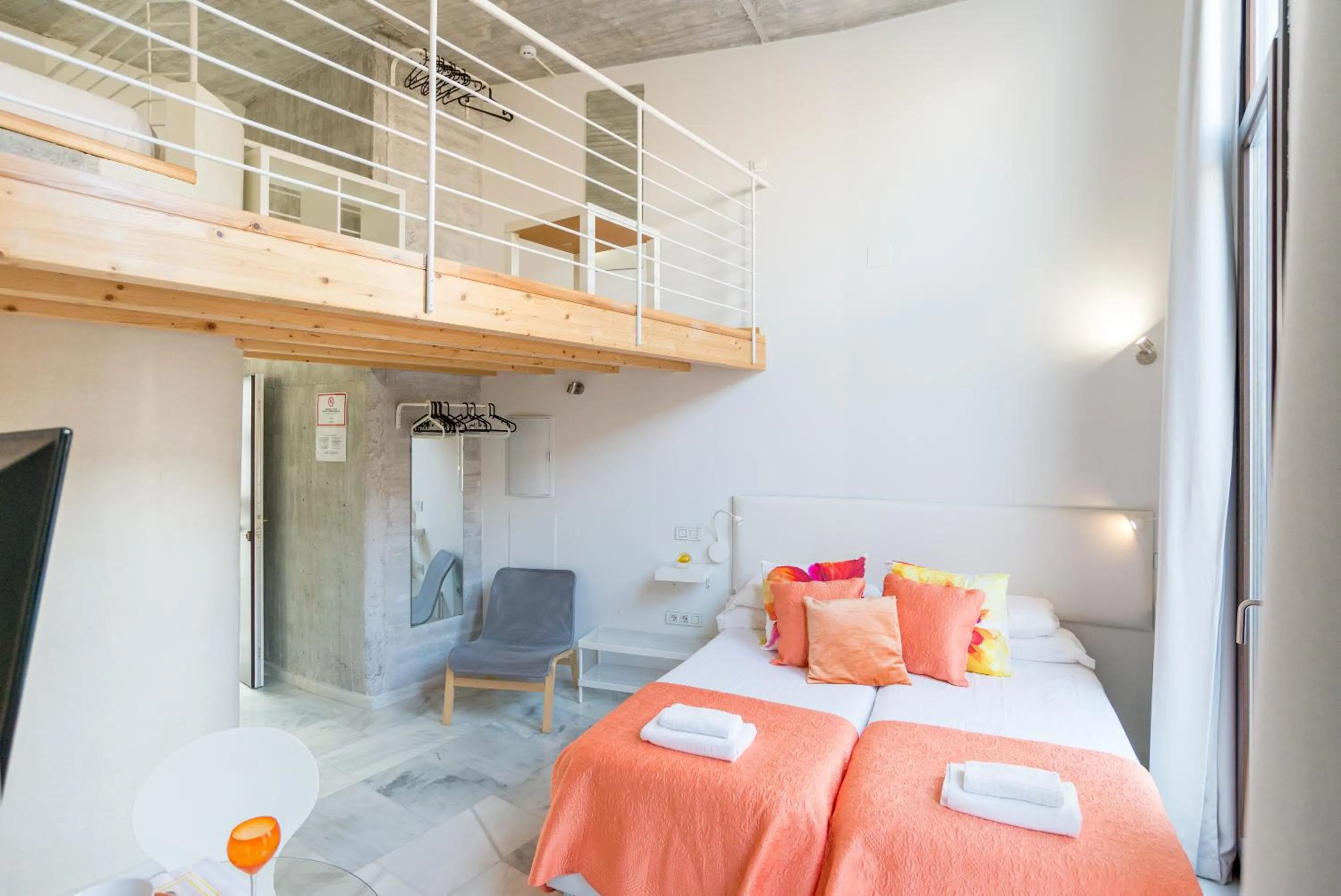 Bedroom, Bed in Malaga City Breaks