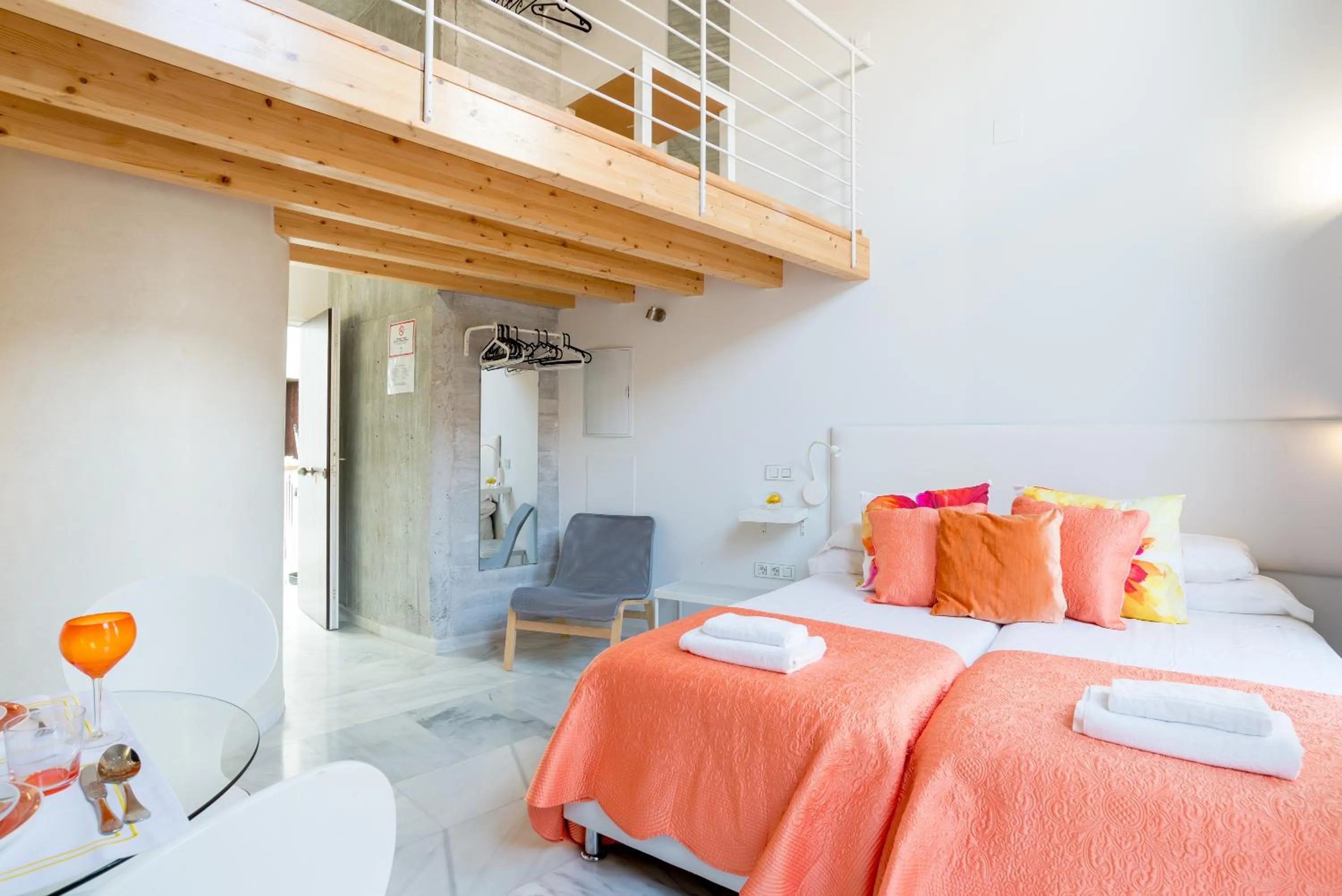 Bedroom, Bed in Malaga City Breaks