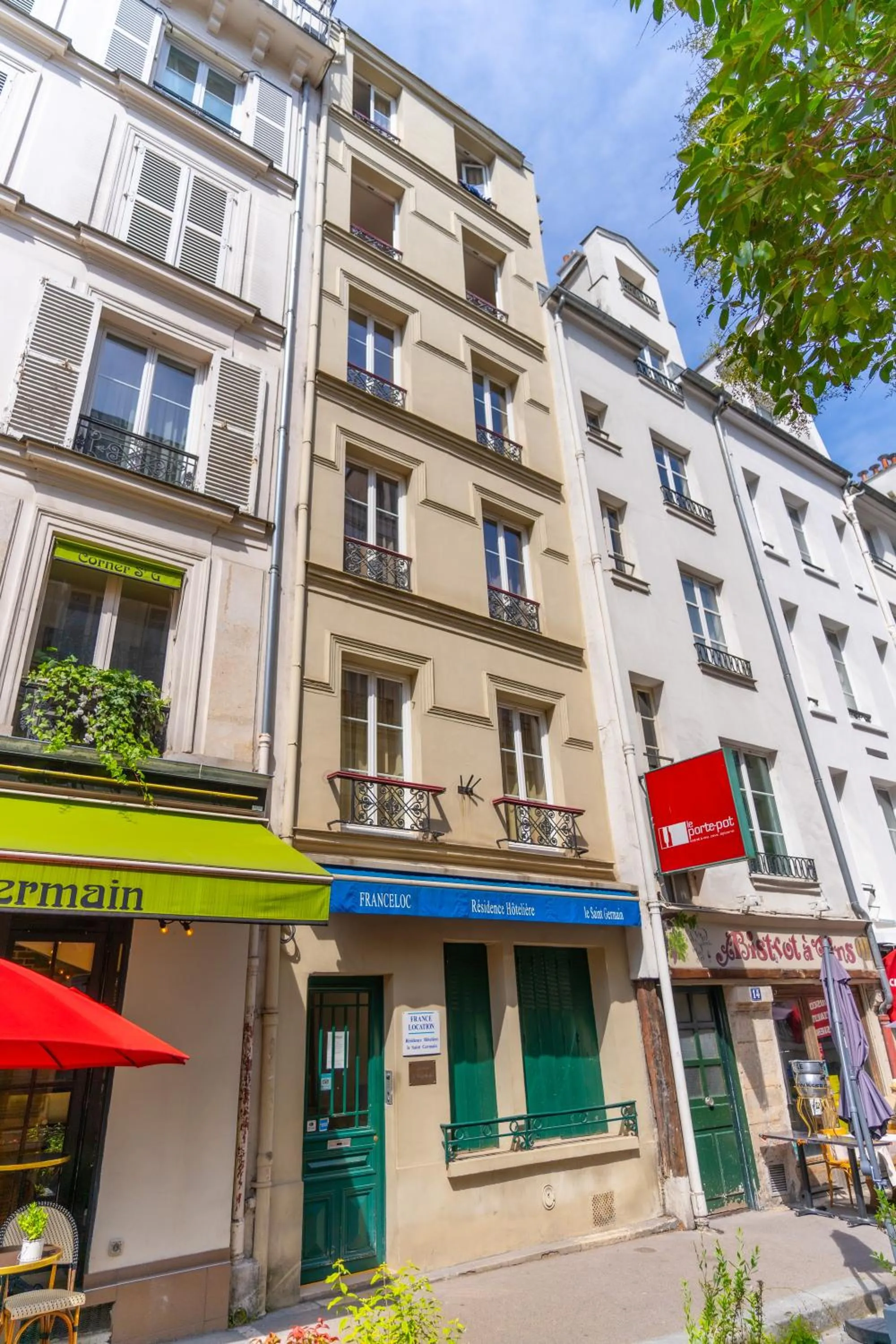 Property building in Hôtel Capfun Le Saint Germain, Paris