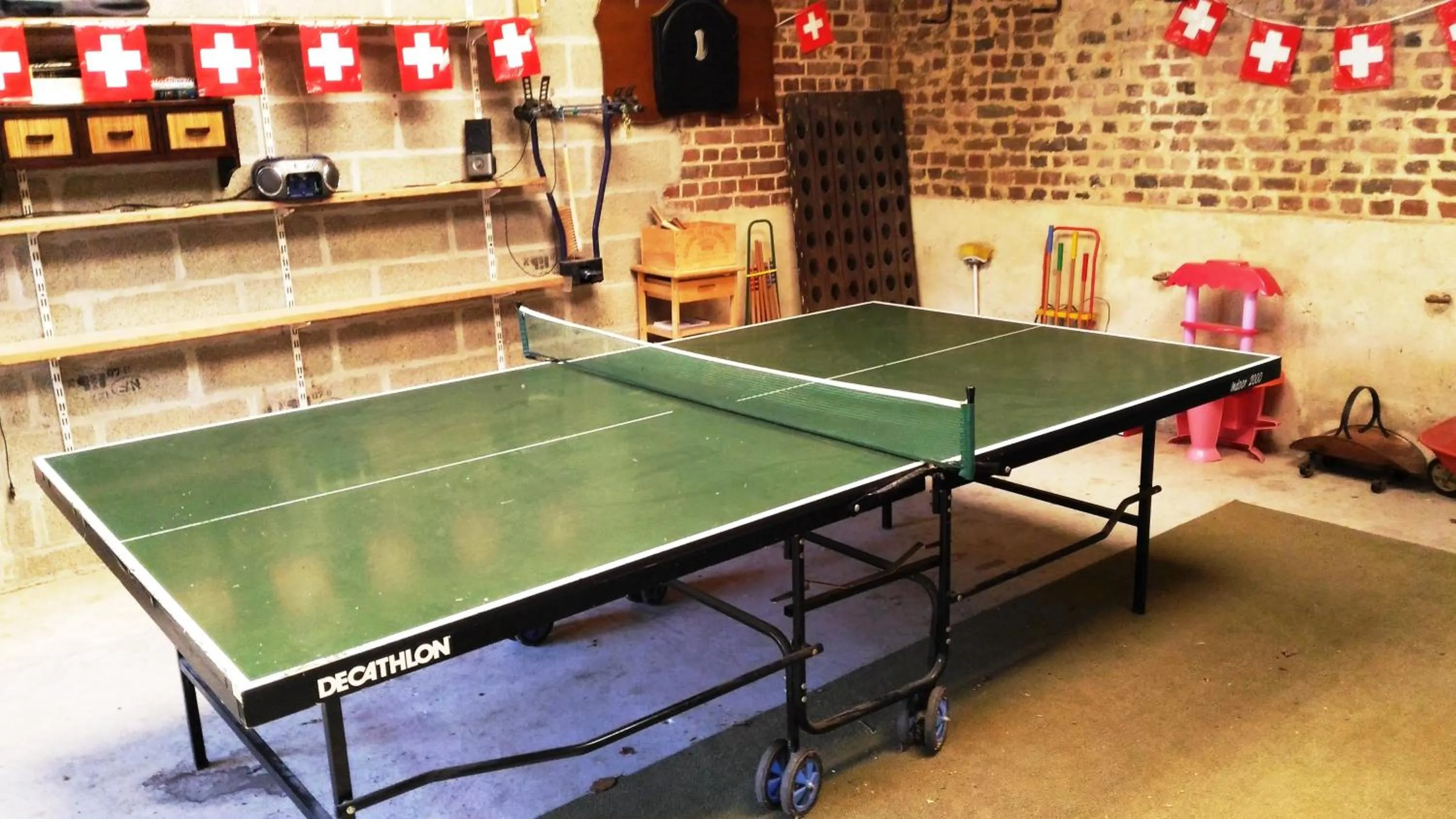 Table tennis in La Gypsy Caravan