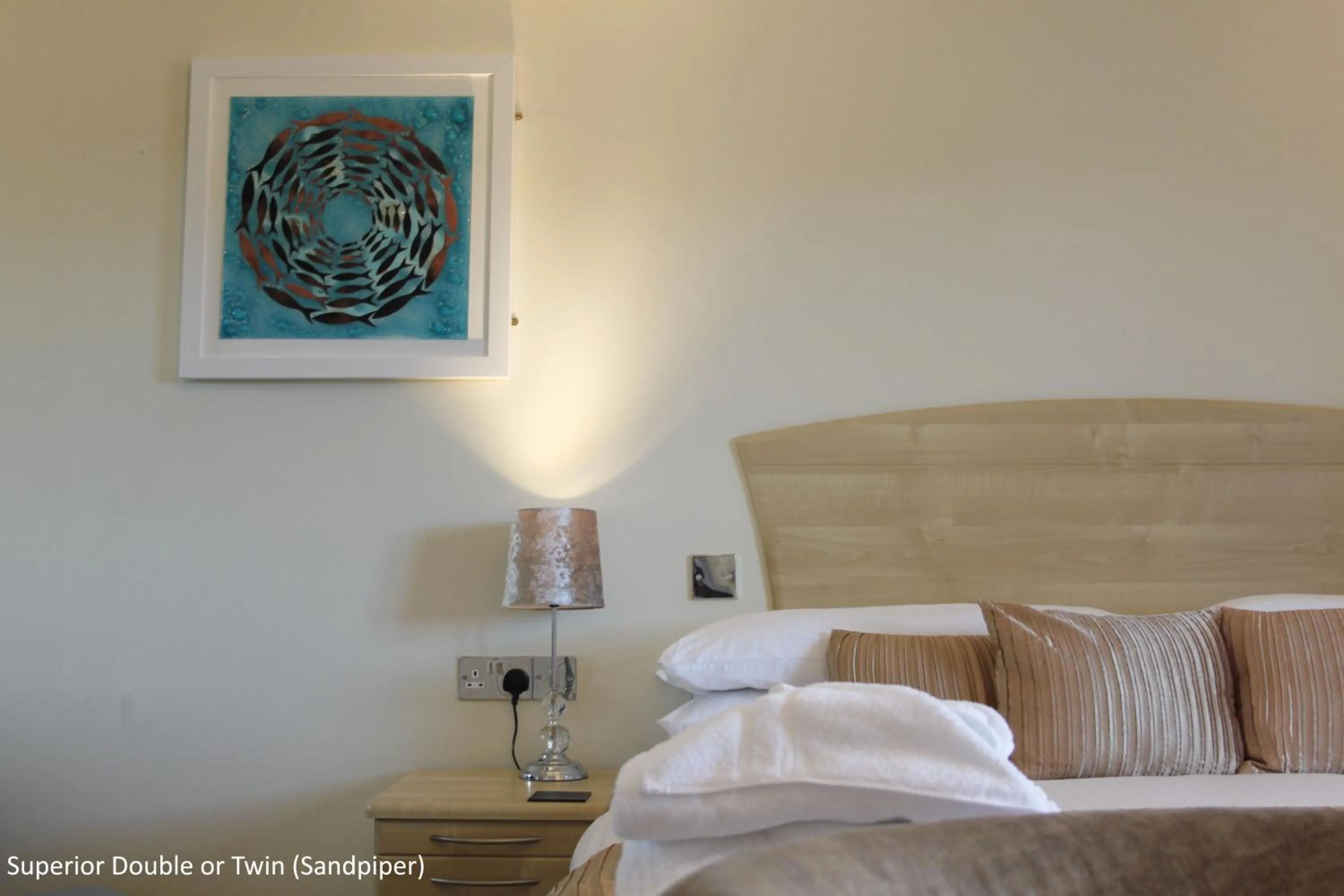 Bed in The Old Quay House