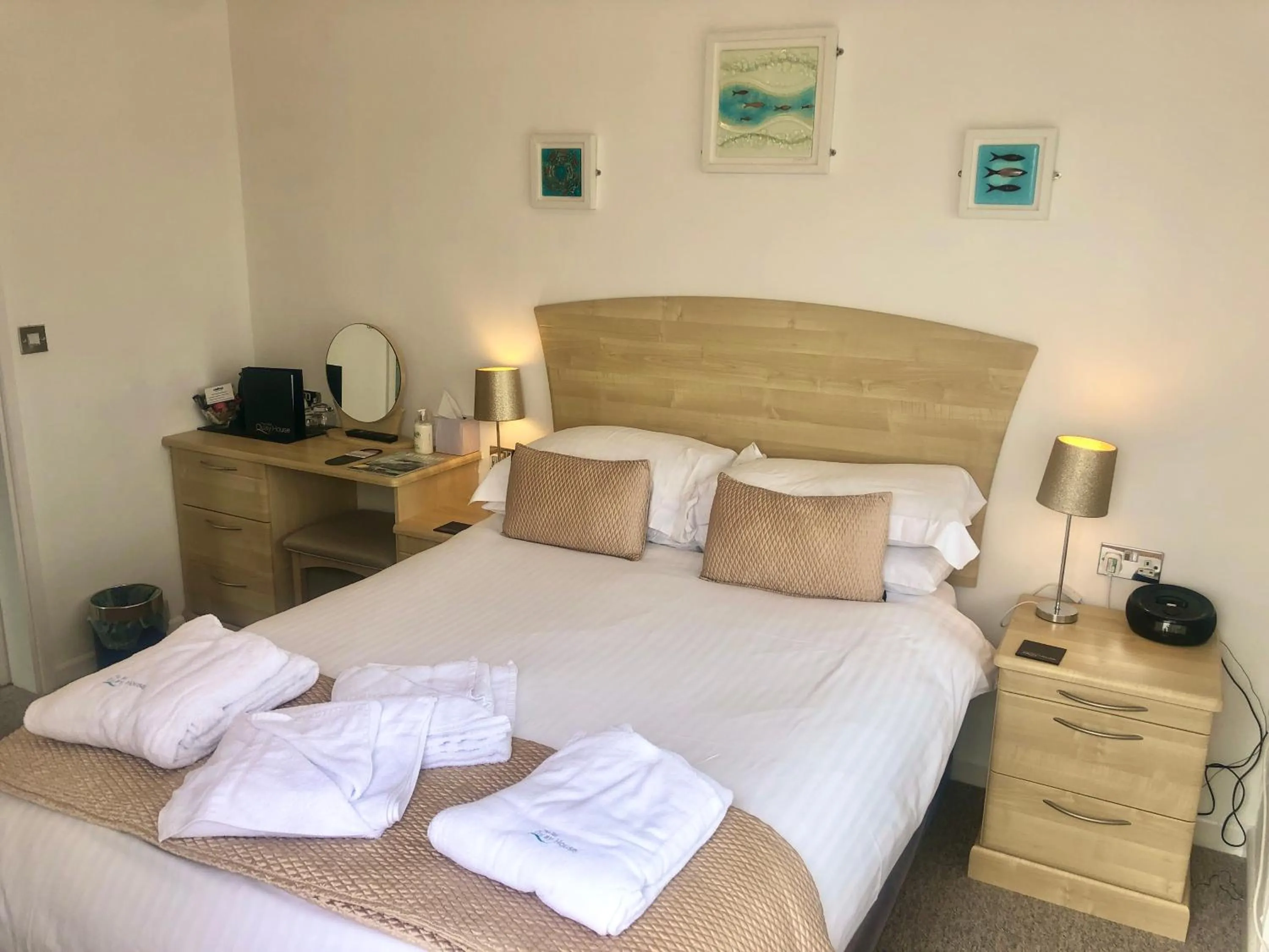 Bedroom, Bed in The Old Quay House