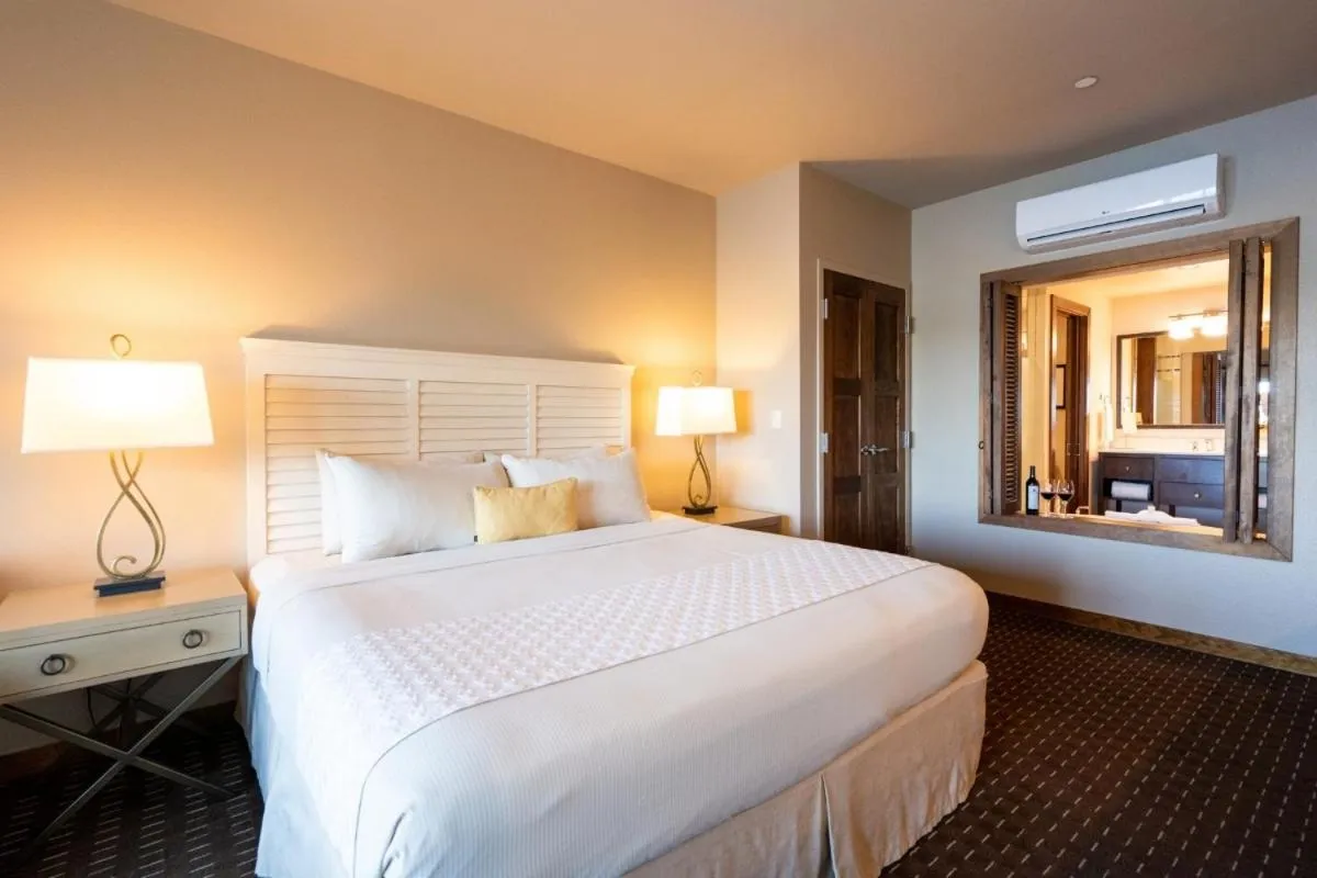 Bed in The Lodge at Columbia Point