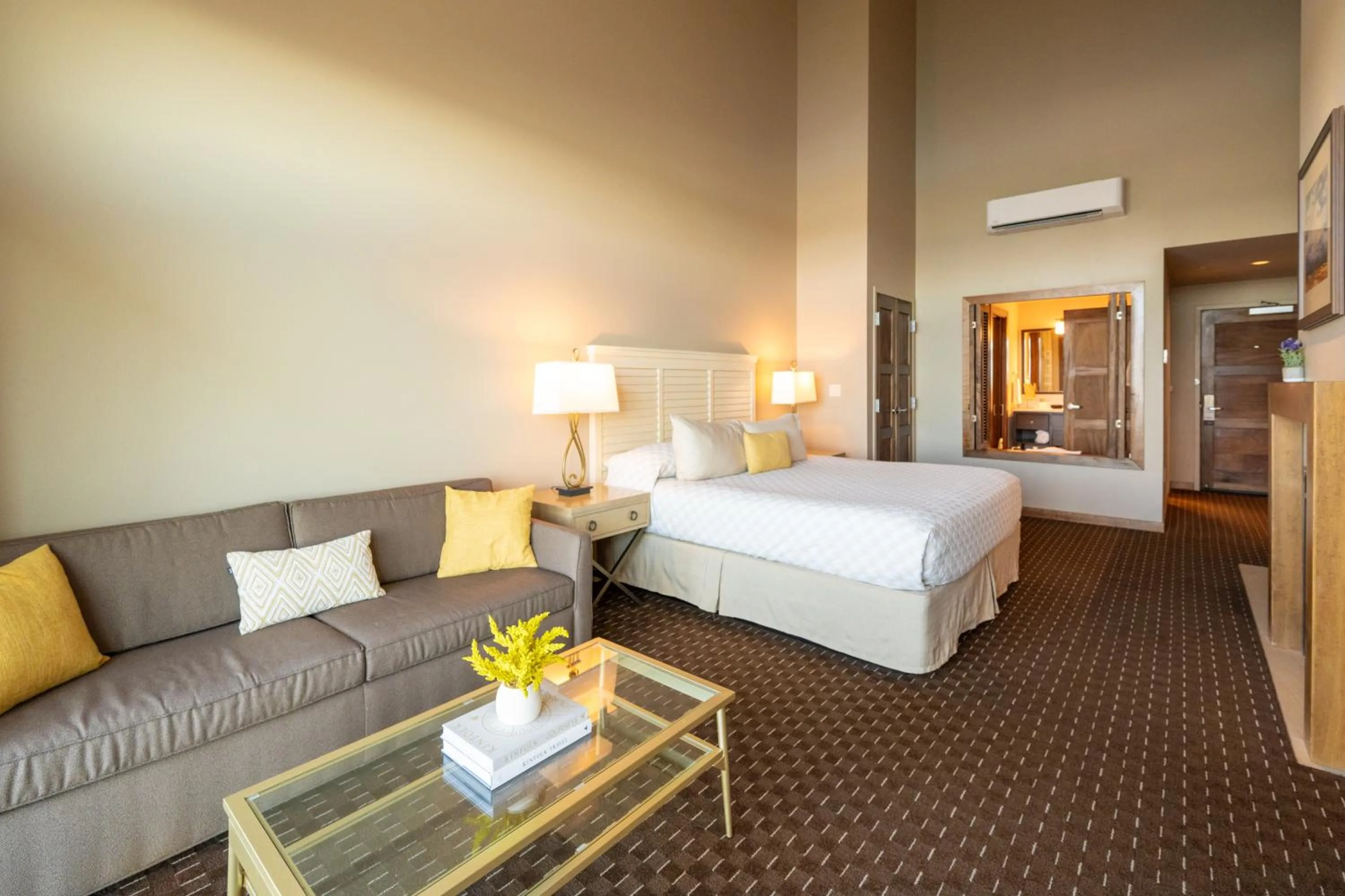 Bed in The Lodge at Columbia Point