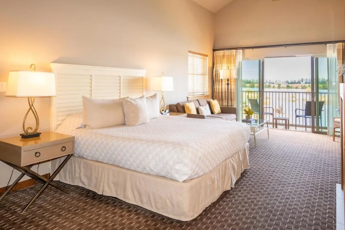 Bed in The Lodge at Columbia Point