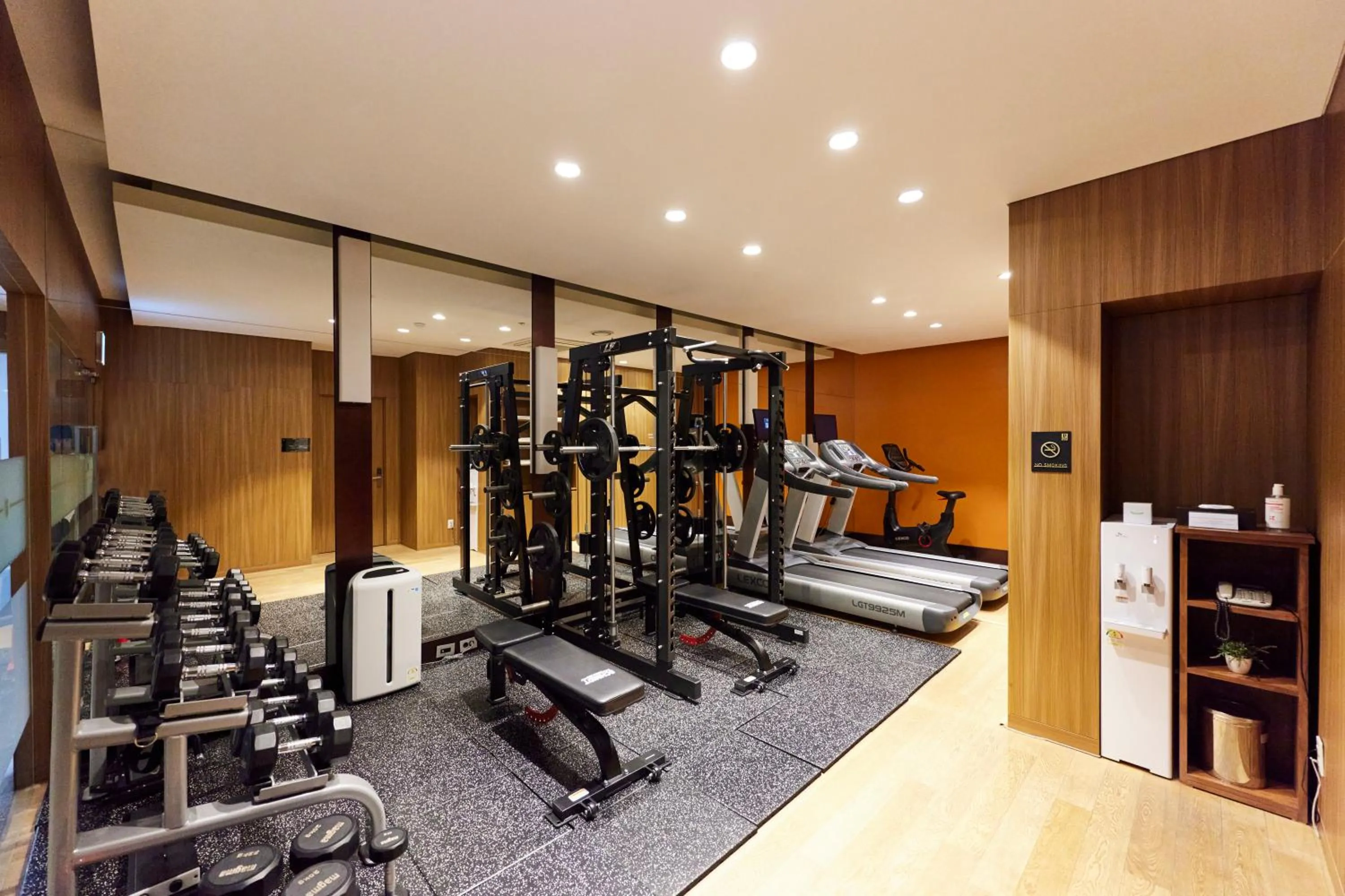 Fitness centre/facilities in Hotel Uri&