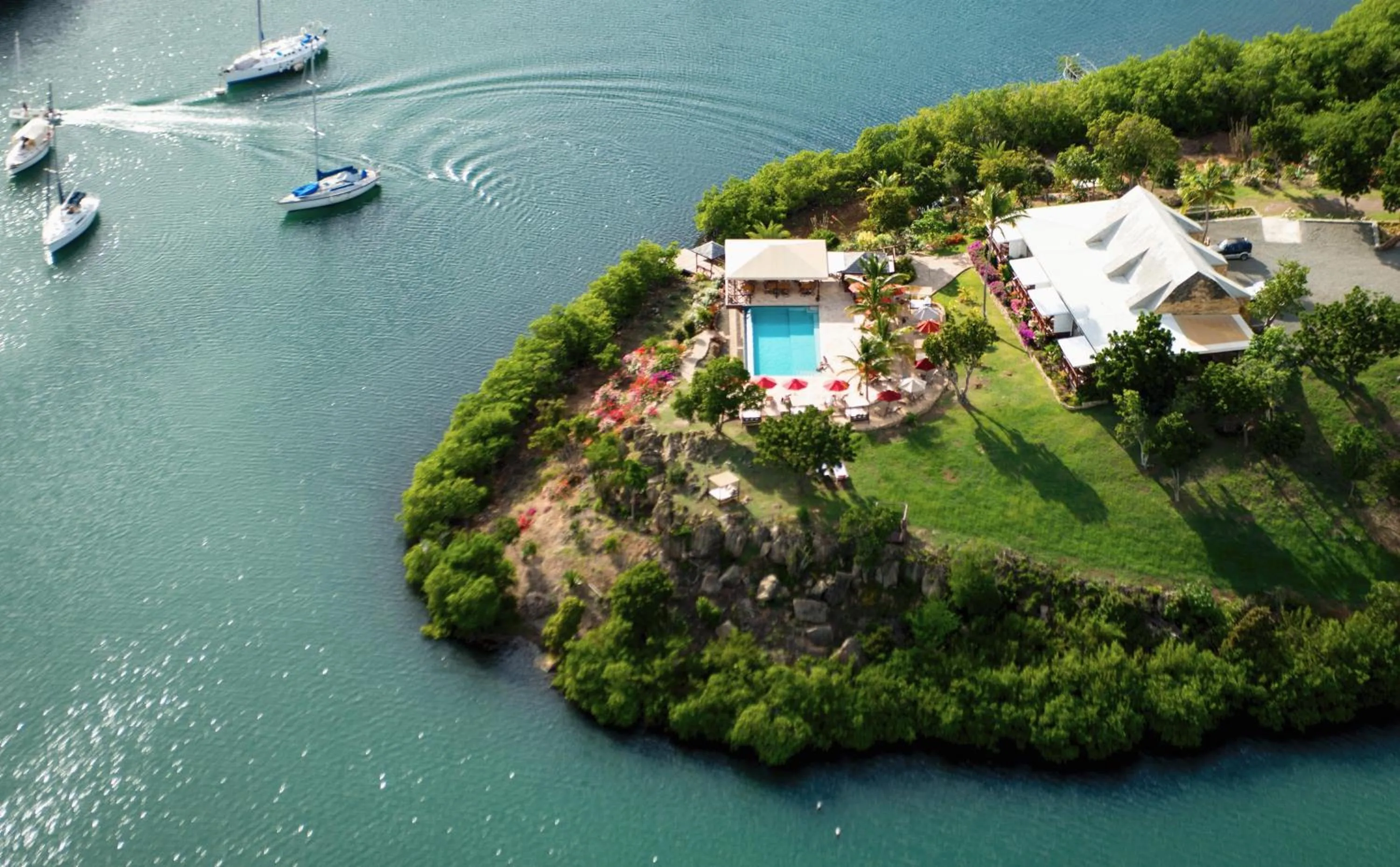 Bird's eye view in Gunpowder House & Suites