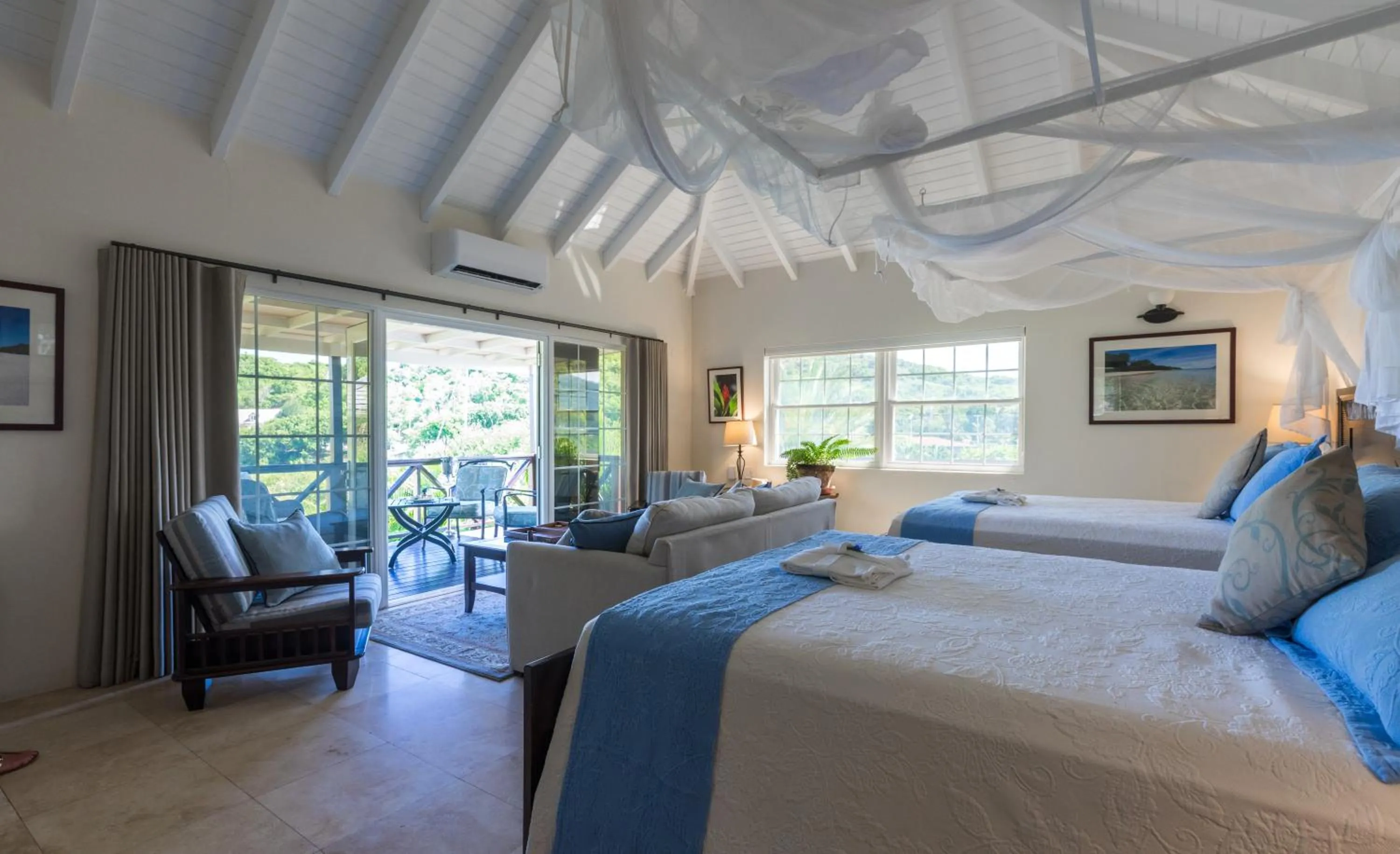 Bed in Gunpowder House & Suites